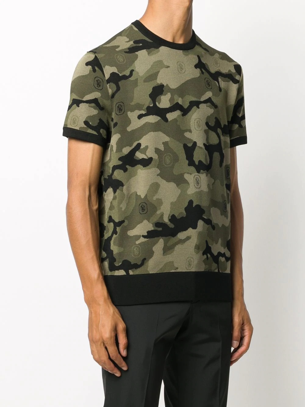 camouflage-pattern T-shirt - 3