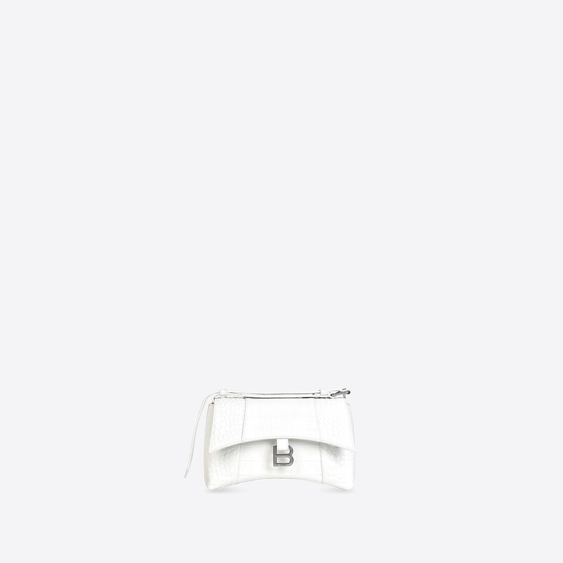 Women's Downtown Xs Shoulder Bag Crocodile Embossed in White - 4