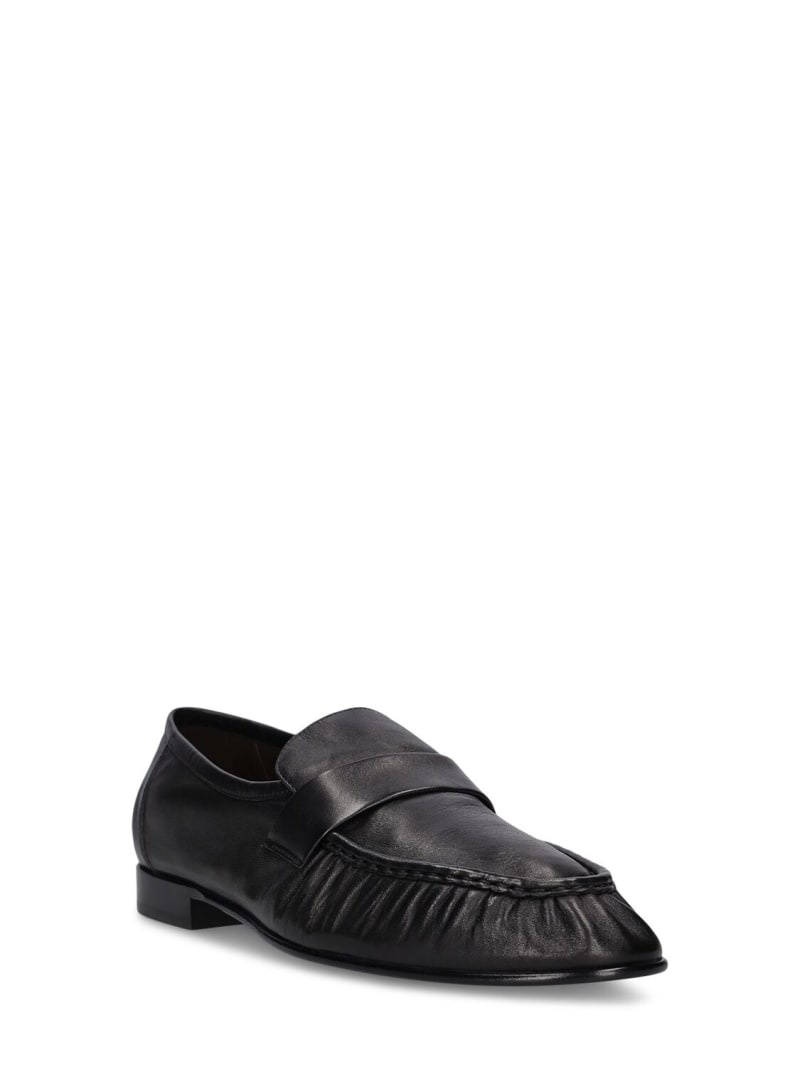 Soft leather loafers - 3