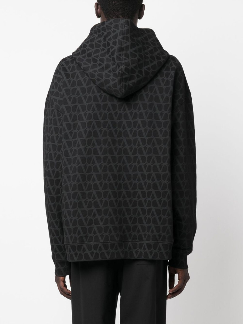 Toile Iconographe-print cotton hoodie 4