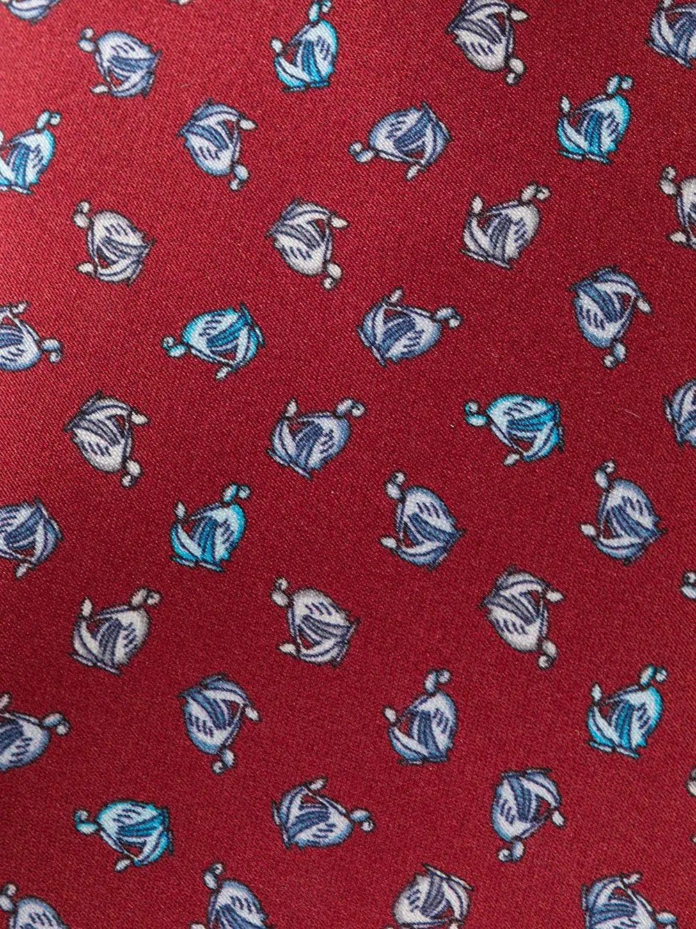 Mother and Child printed tie - 2