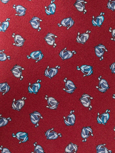 Lanvin Mother and Child printed tie outlook