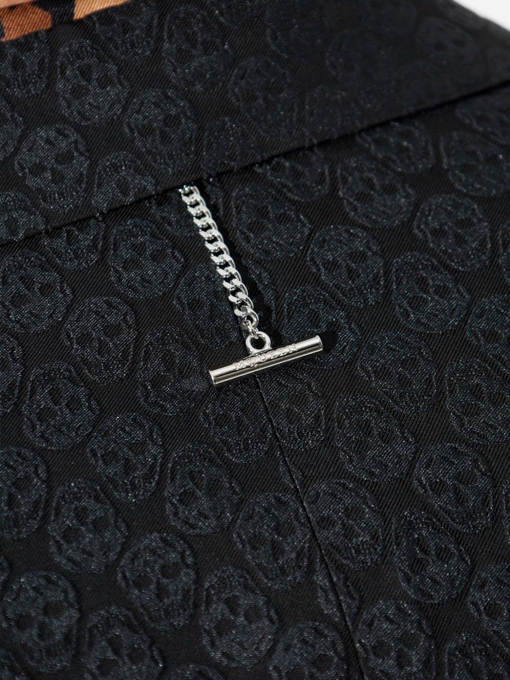 skull-print two-button blazer - 5