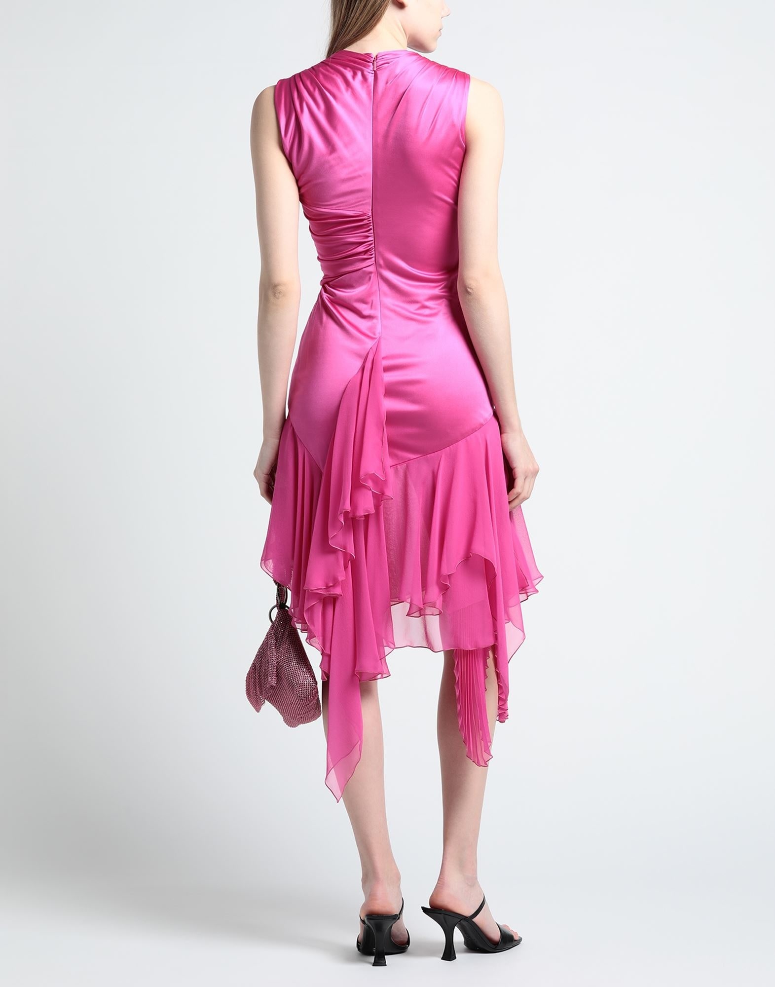 Fuchsia Women's Elegant Dress - 4