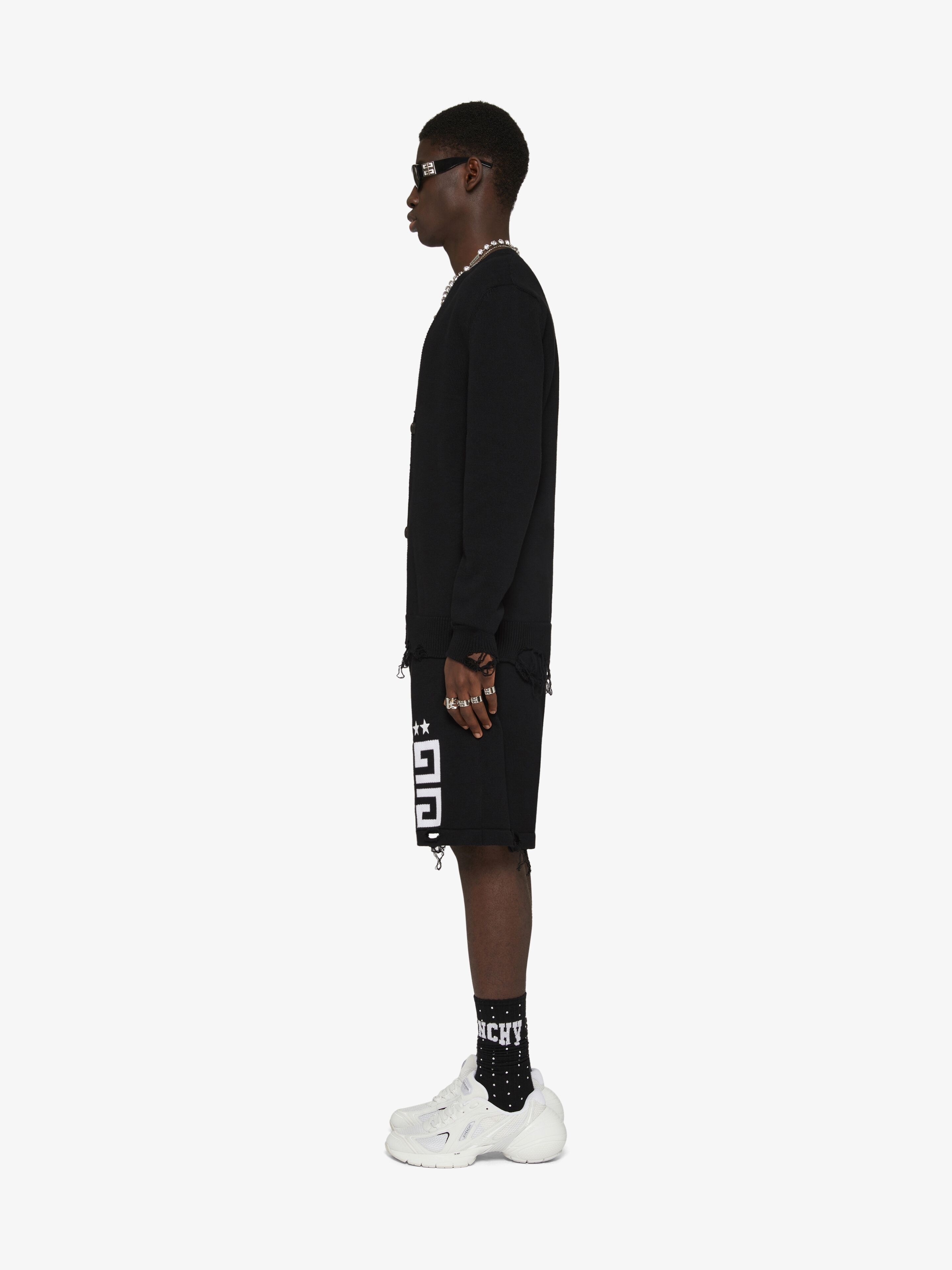 4G STARS BERMUDA SHORTS IN KNIT - 3