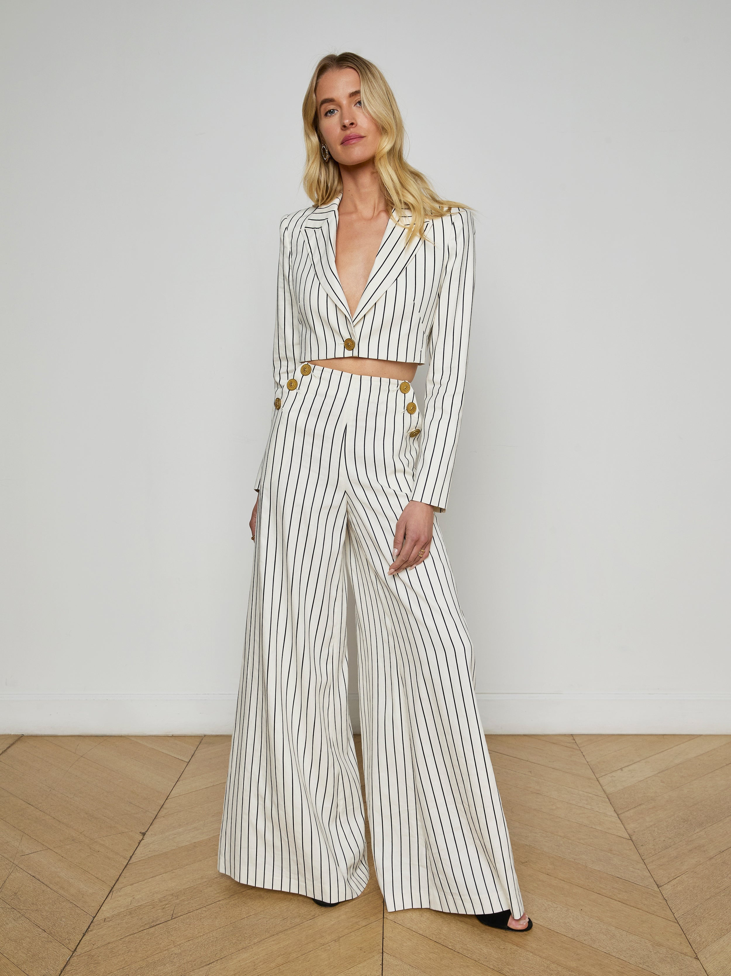 Kingston Striped Wide-Leg Pant - 2