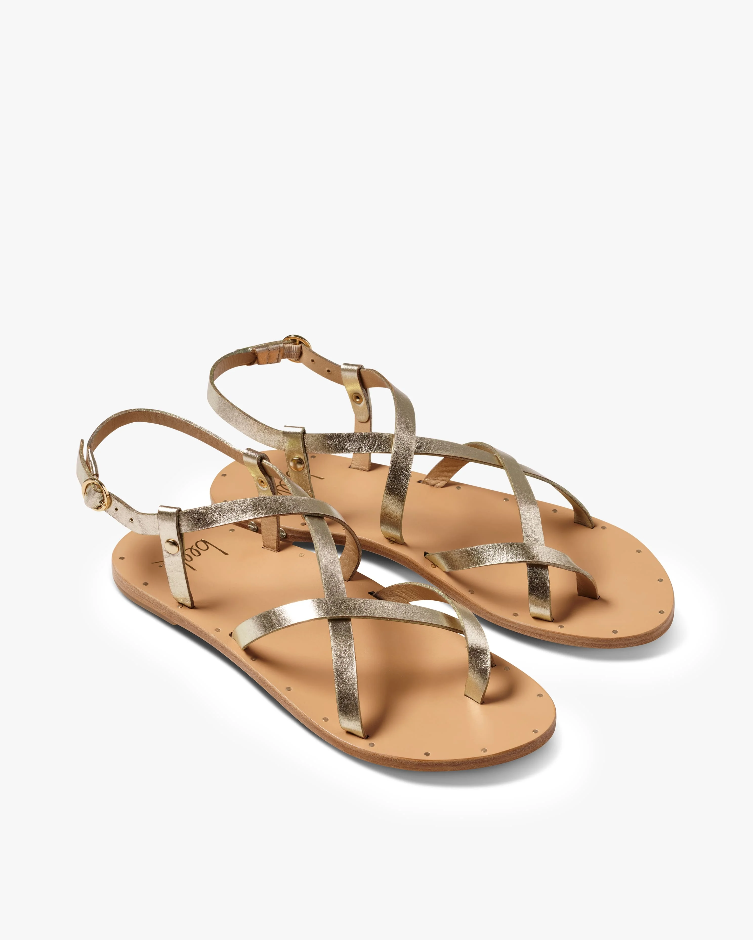 Linnet Leather Toe-Ring Sandal - 1