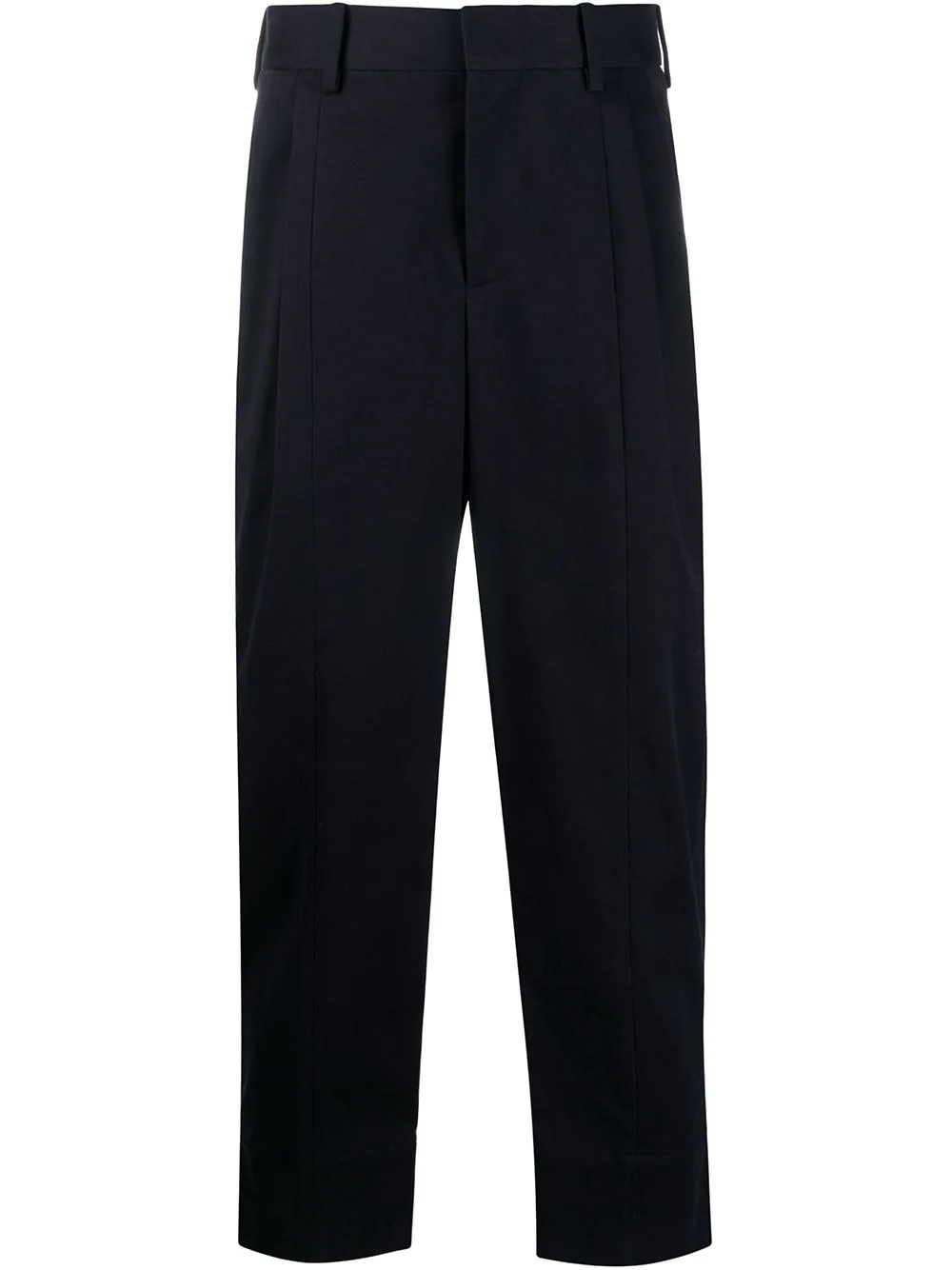 one-pleat loose trousers - 1