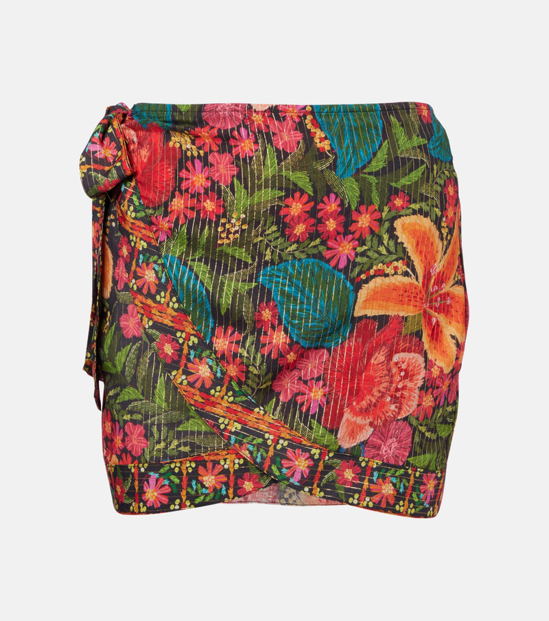 Garden Tapestry floral beach cover-up 1
