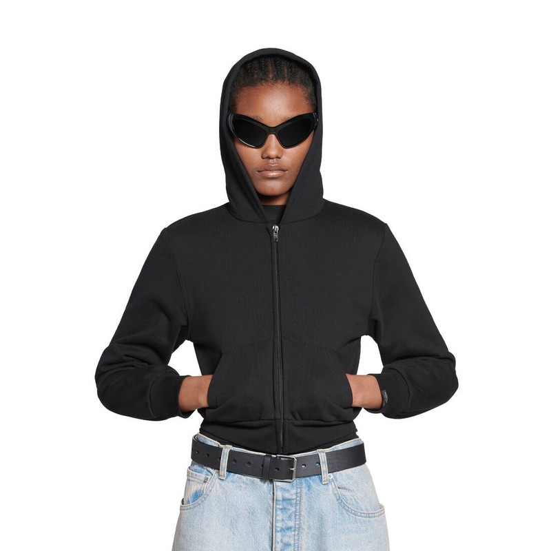 BALENCIAGA Women's Slim Belt  in Black outlook