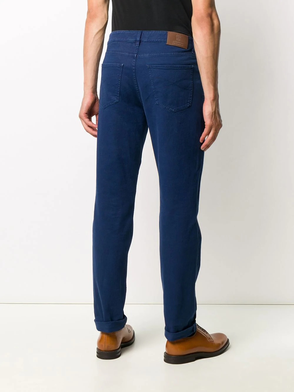 high rise slim-fit jeans - 4