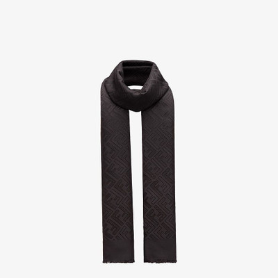 FENDI Black silk stole outlook