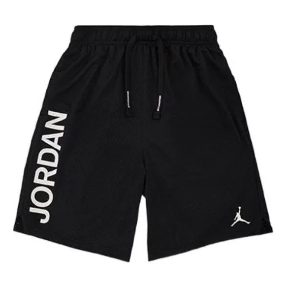 Men's Air Jordan Alphabet Logo Printing Sports Shorts Black DV5030-010 - 1