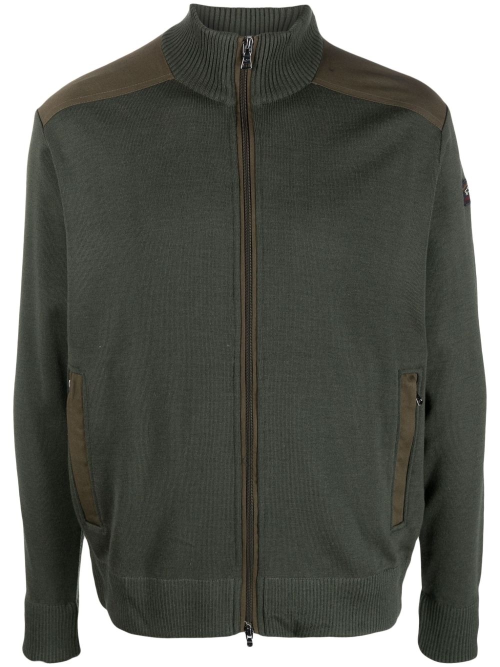 zip detail jacket - 1