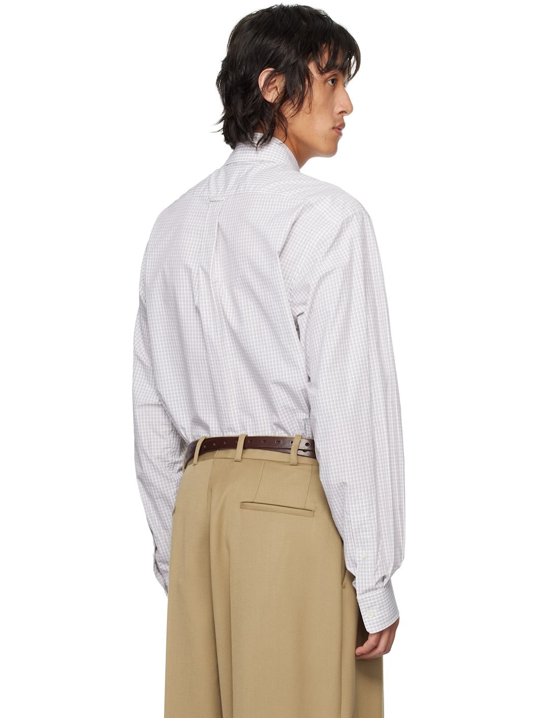White Check Shirt - 3