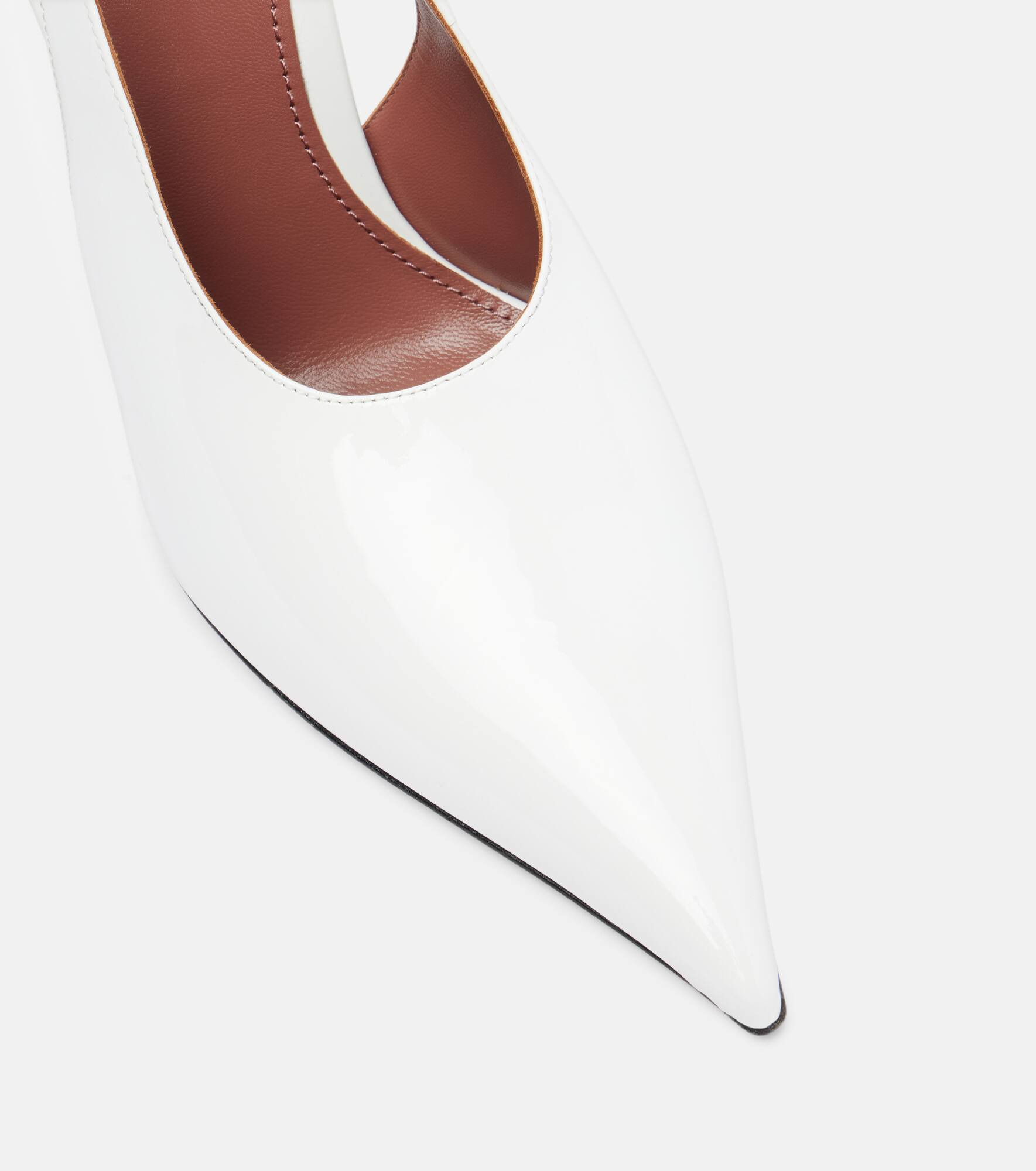 Nina 105 patent leather slingback pumps - 5
