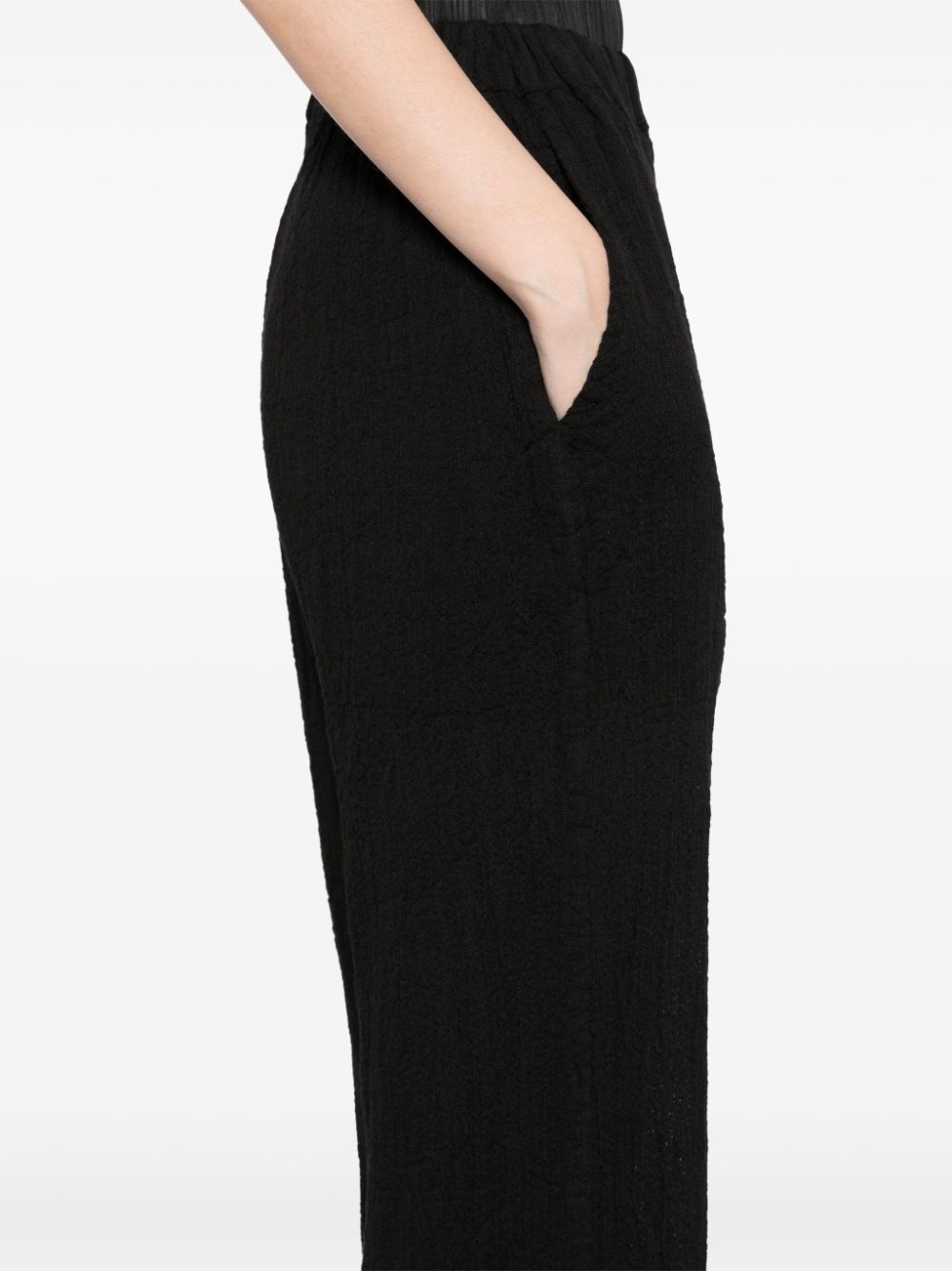 mesh detailing pants - 5