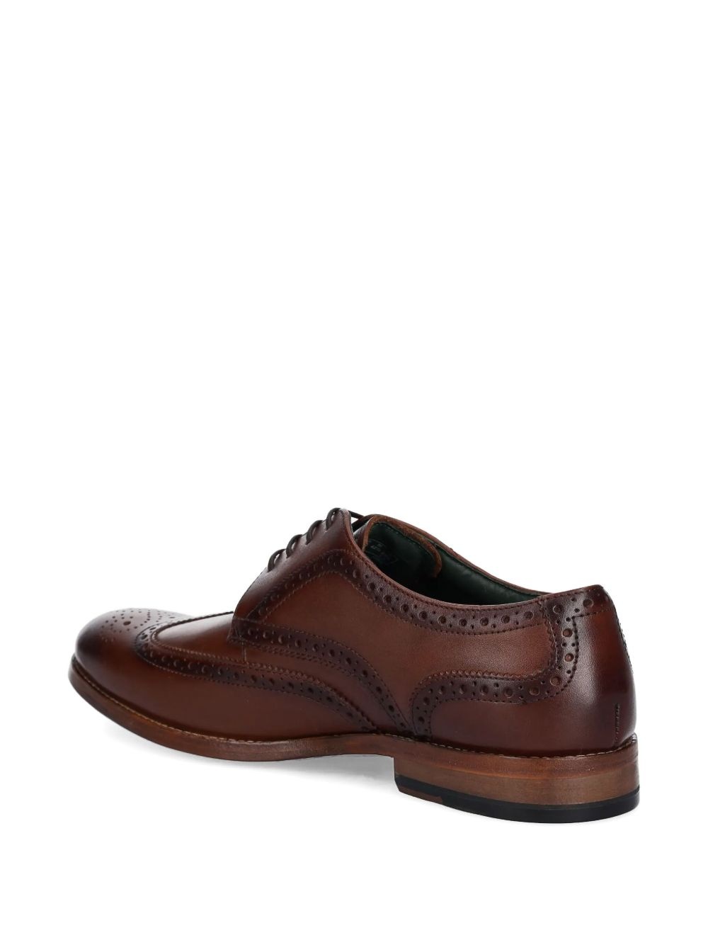 leather lace-up shoes - 4