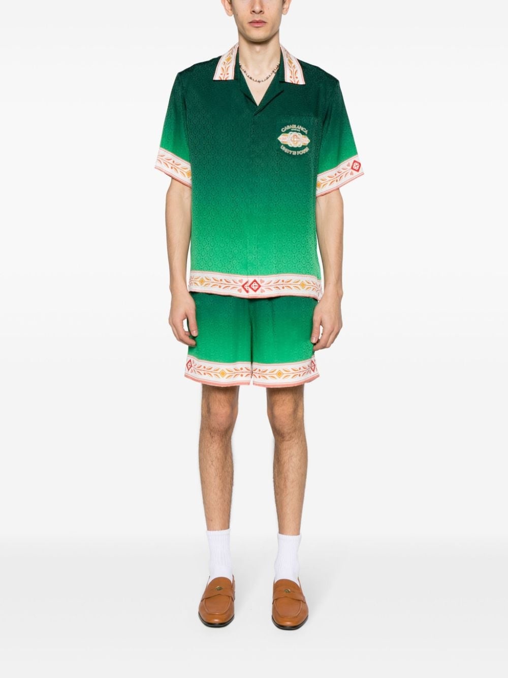 Unity Is Power silk shorts - 2