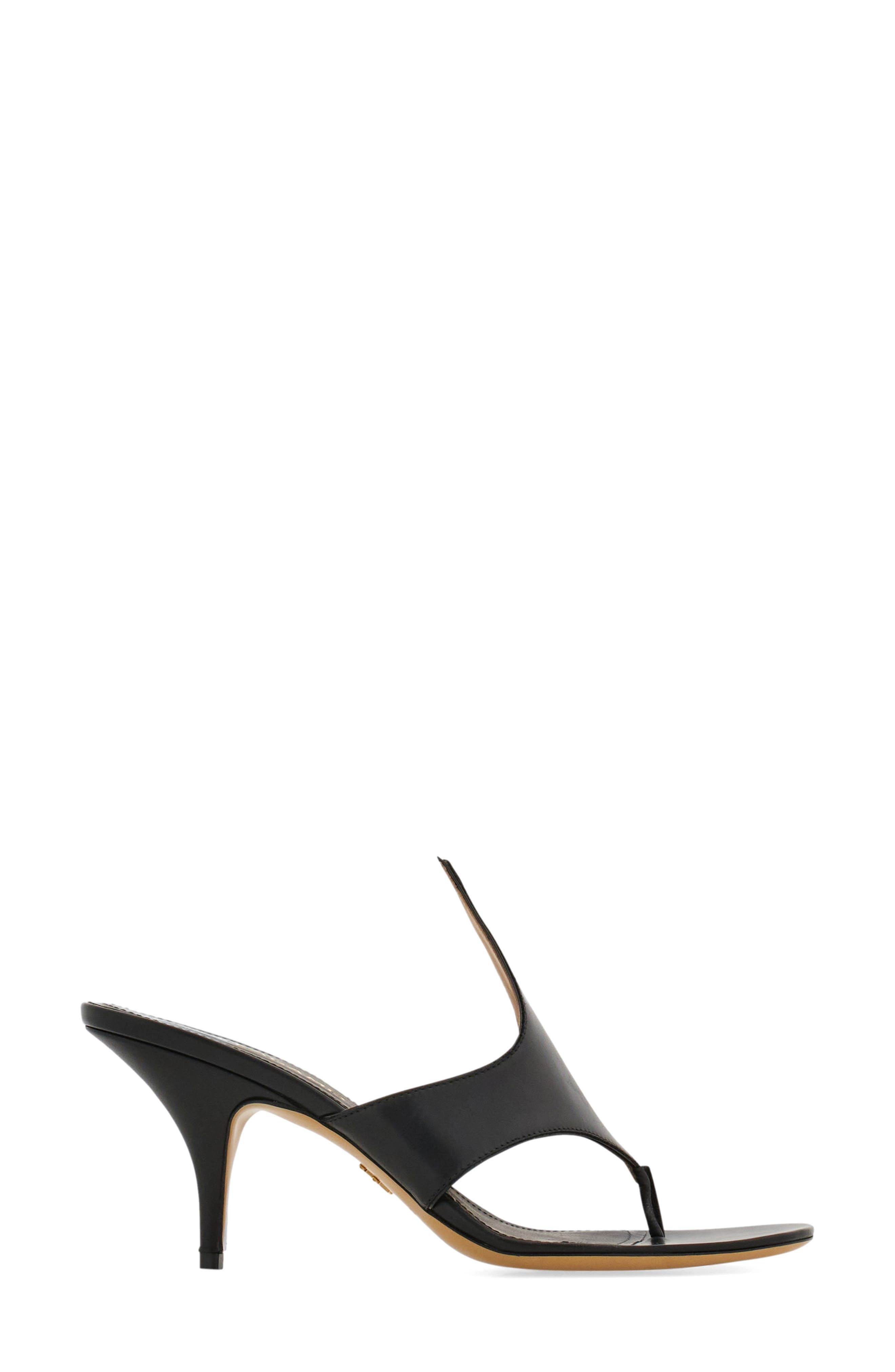 FERRAGAMO Fiamma Sandal in Nero/Biscotto at Nordstrom - 4