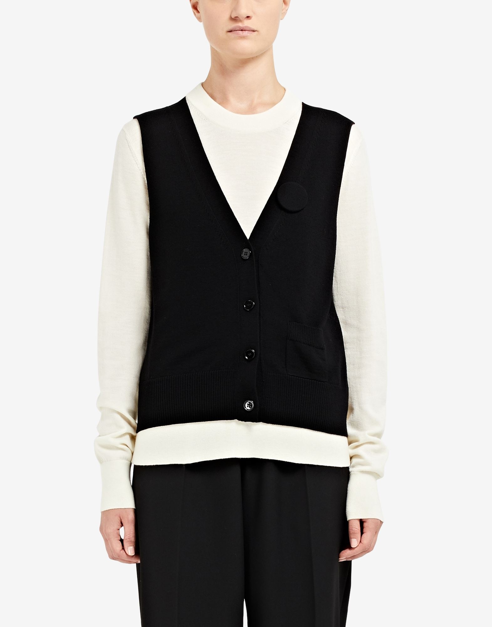 Trompe l'oeil sweater - 5