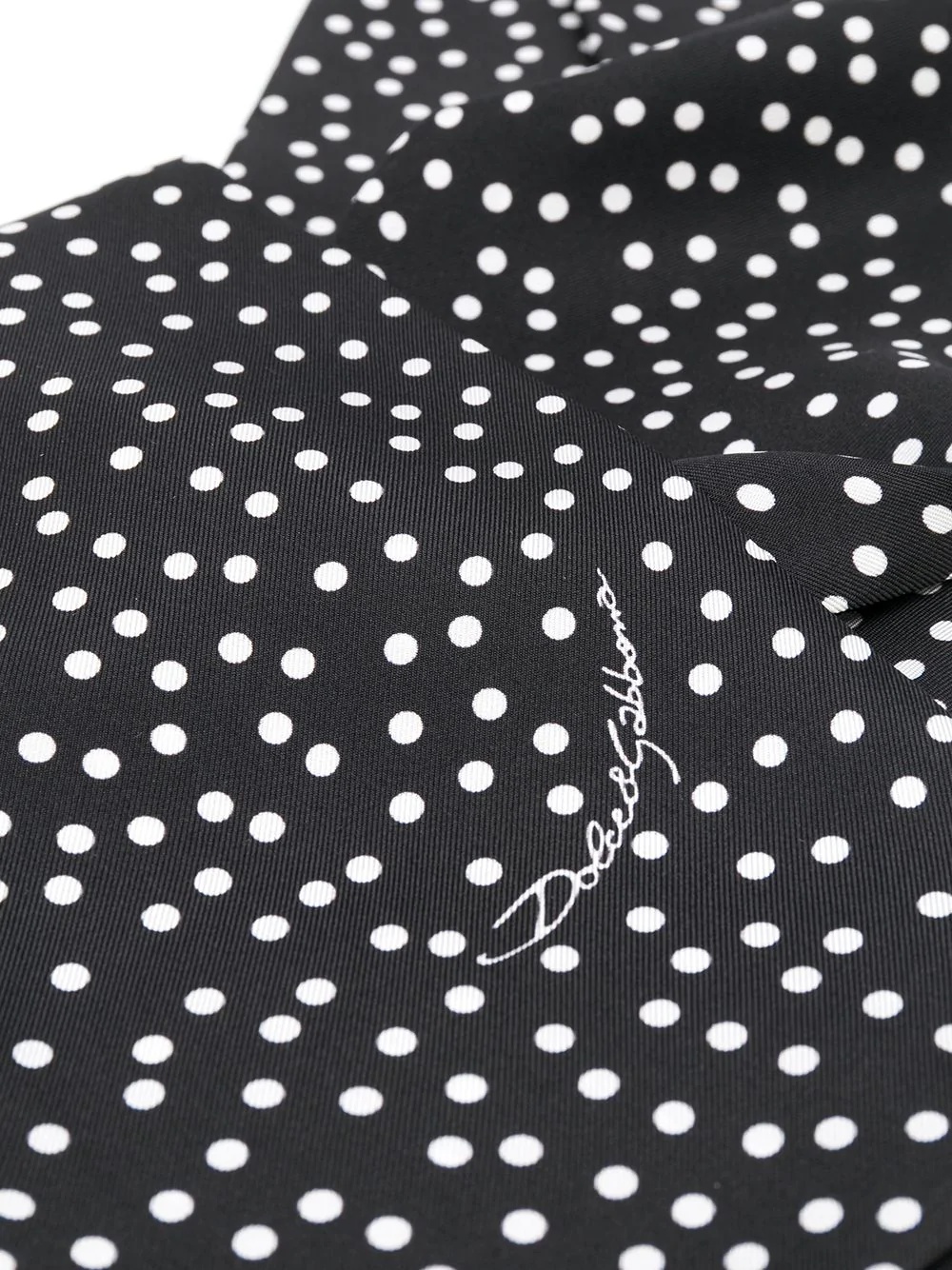 polka dot print stole - 3