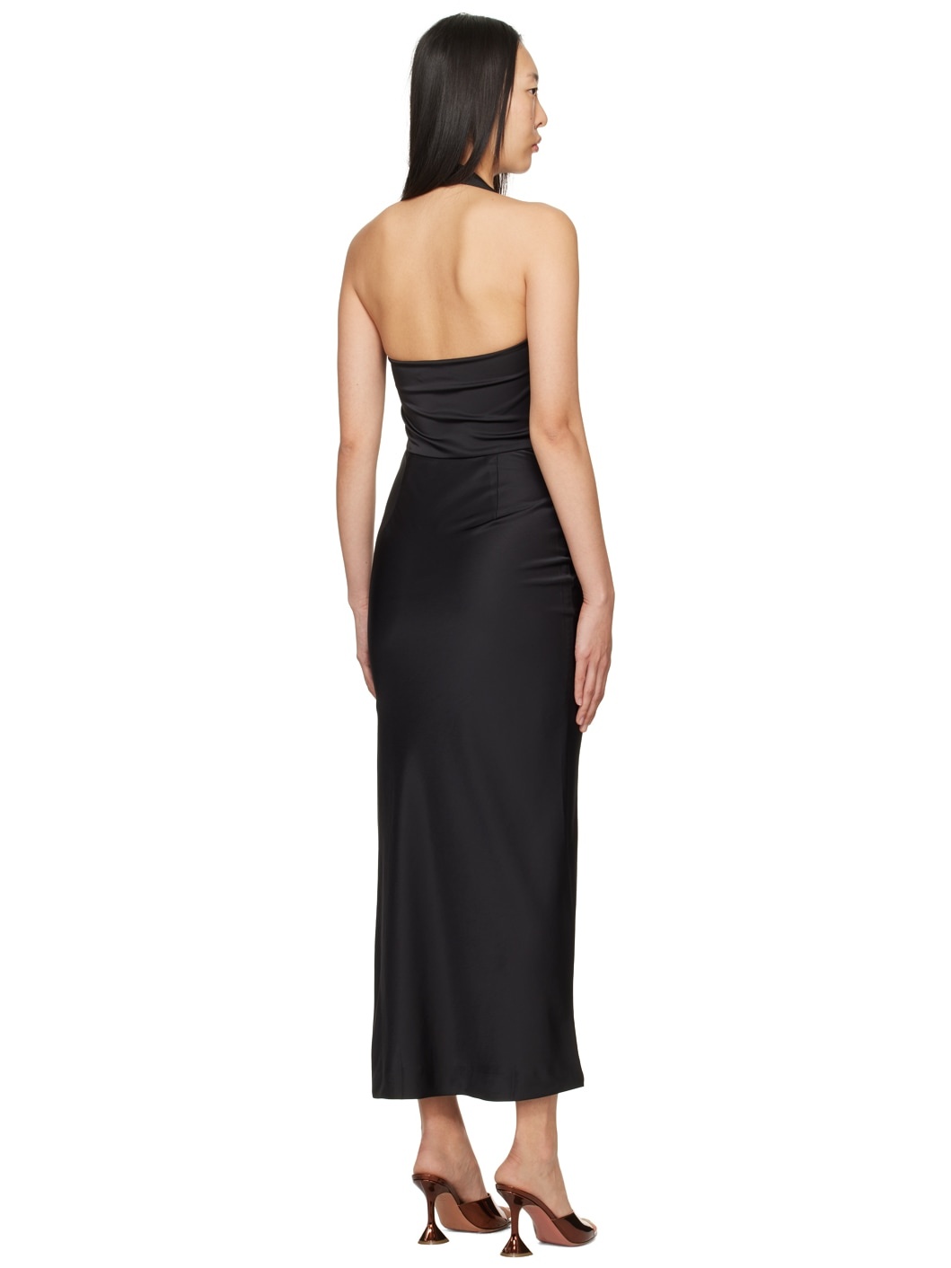 Black Ula Midi Dress - 3