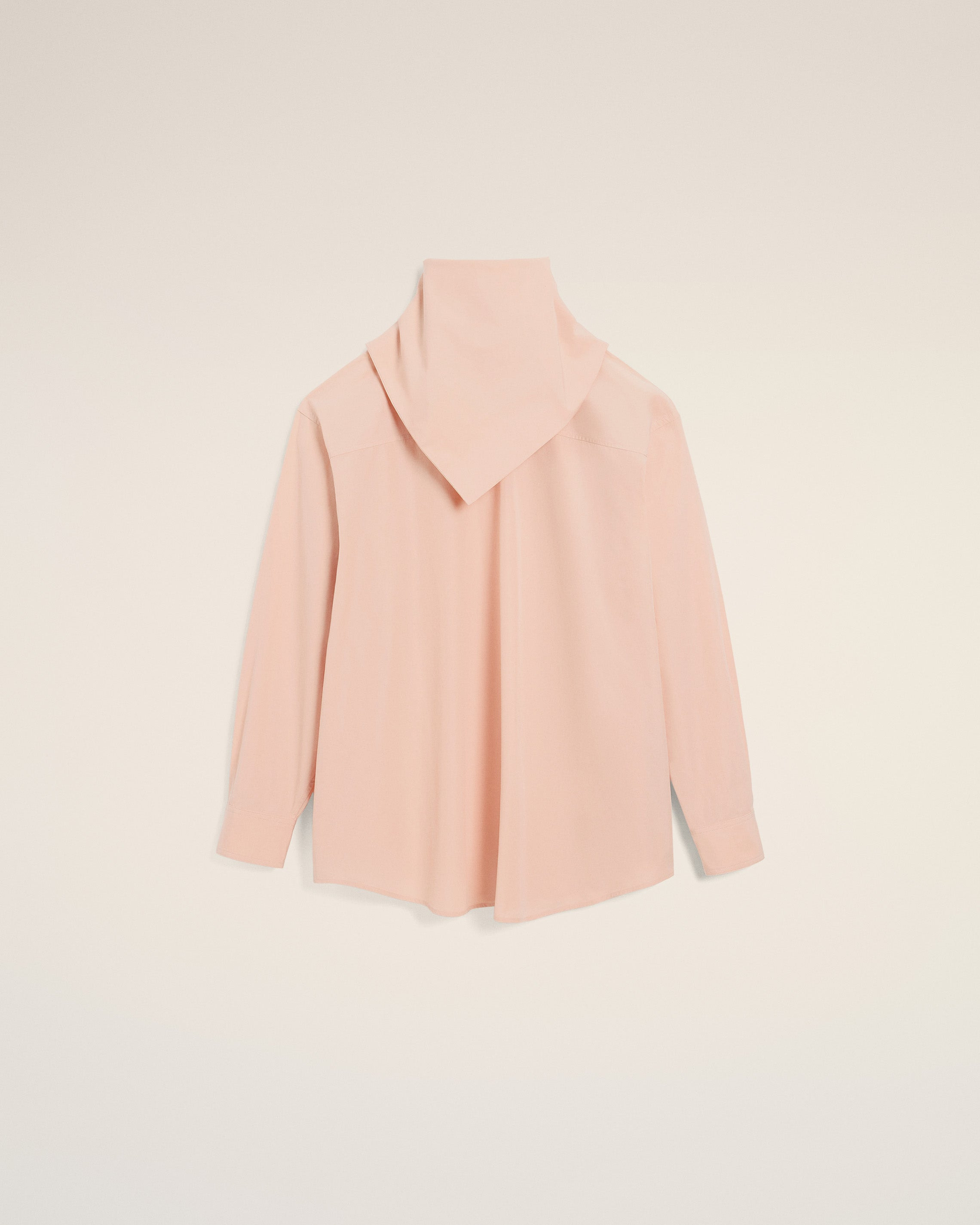 PINK COTTON LONG SLEEVES BANDANA BLOUSE - 11