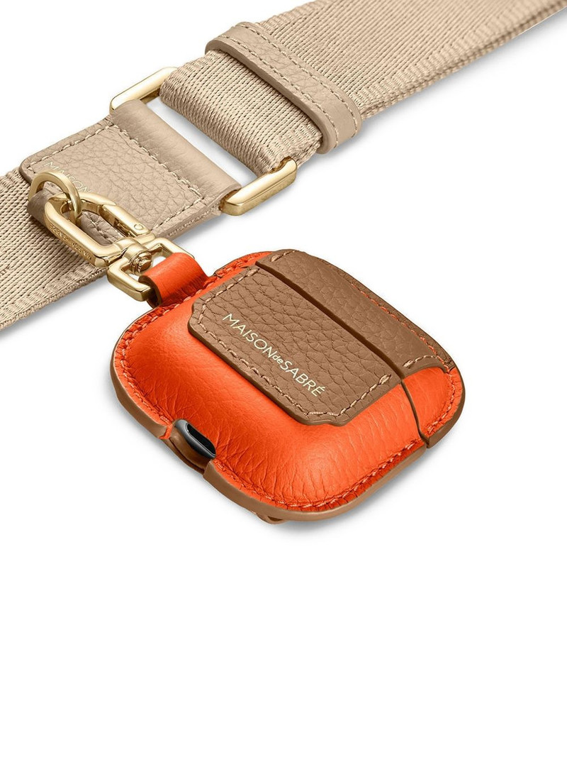 leather AirPods Pro 3 keyring case 5