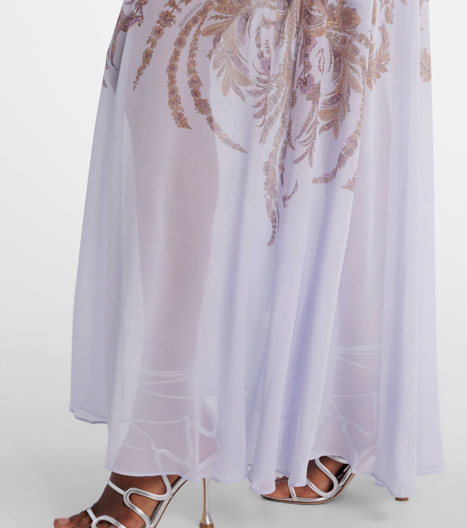 Hypnotic belted paisley maxi dress - 6