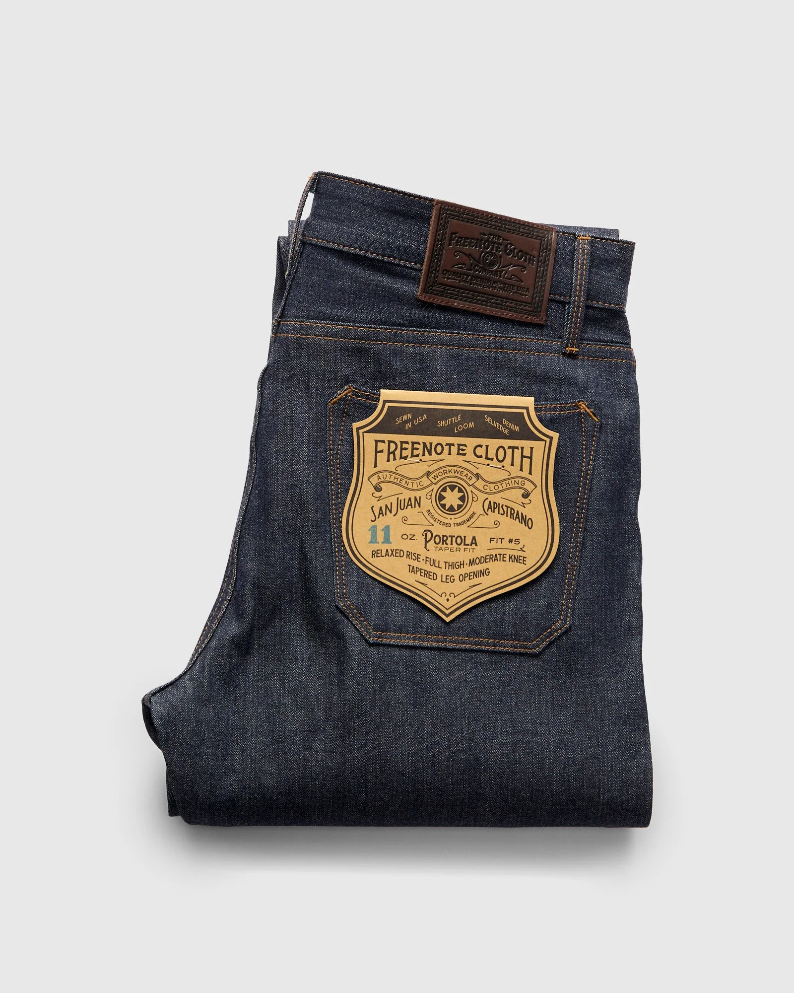 "1900s Portola" 11oz Selvedge Denim - Tapered Fit - 1