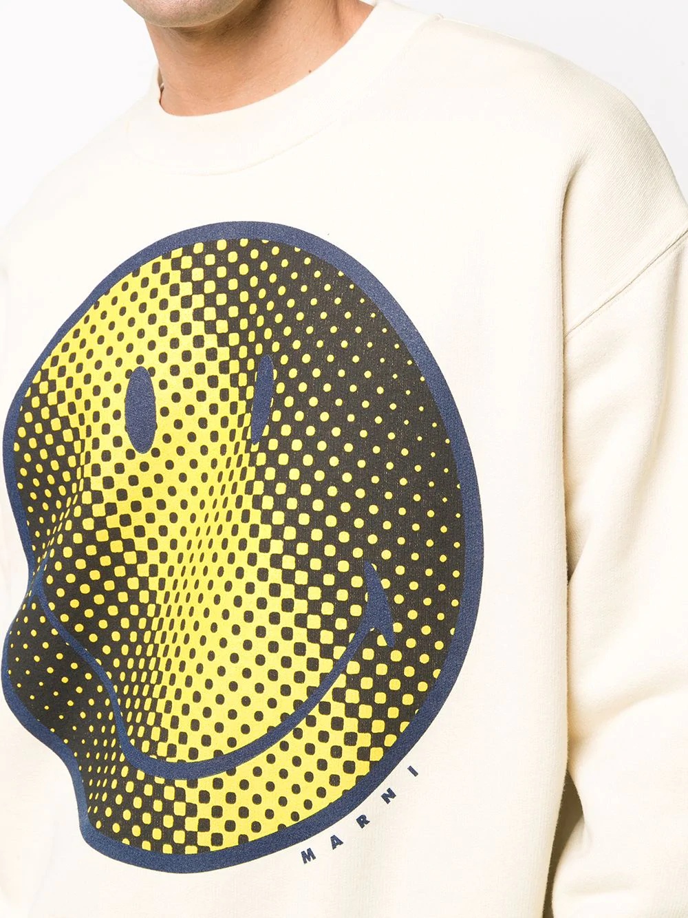 smiley-print sweatshirt - 5