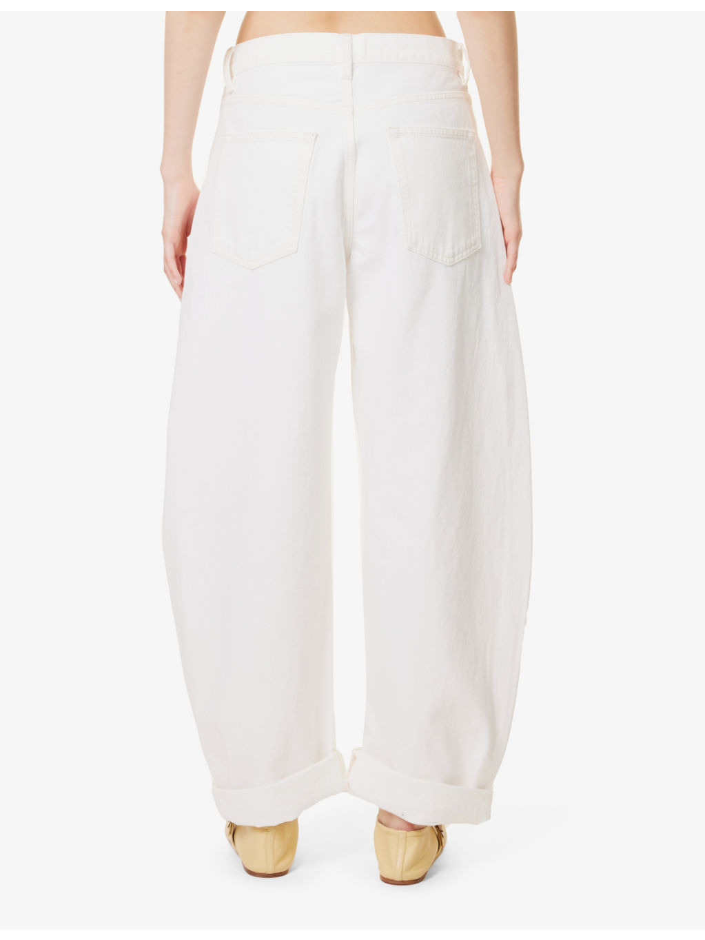 The Bubble Barrel-Leg High-Rise Denim Jeans - 4