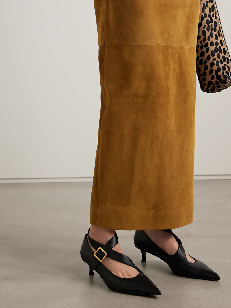KHAITE Sloan Leather Pumps outlook