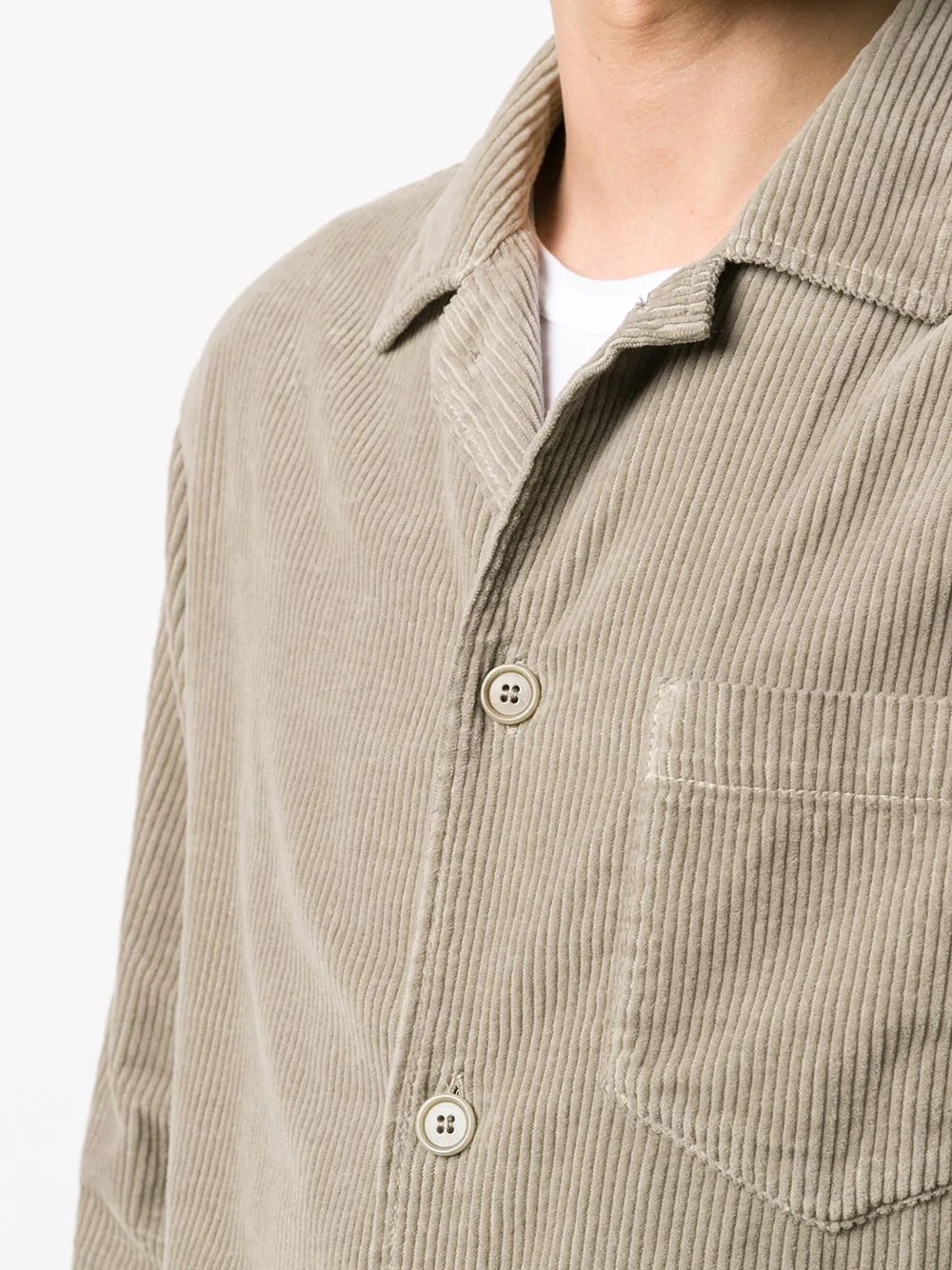 corduroy shirt jacket - 5