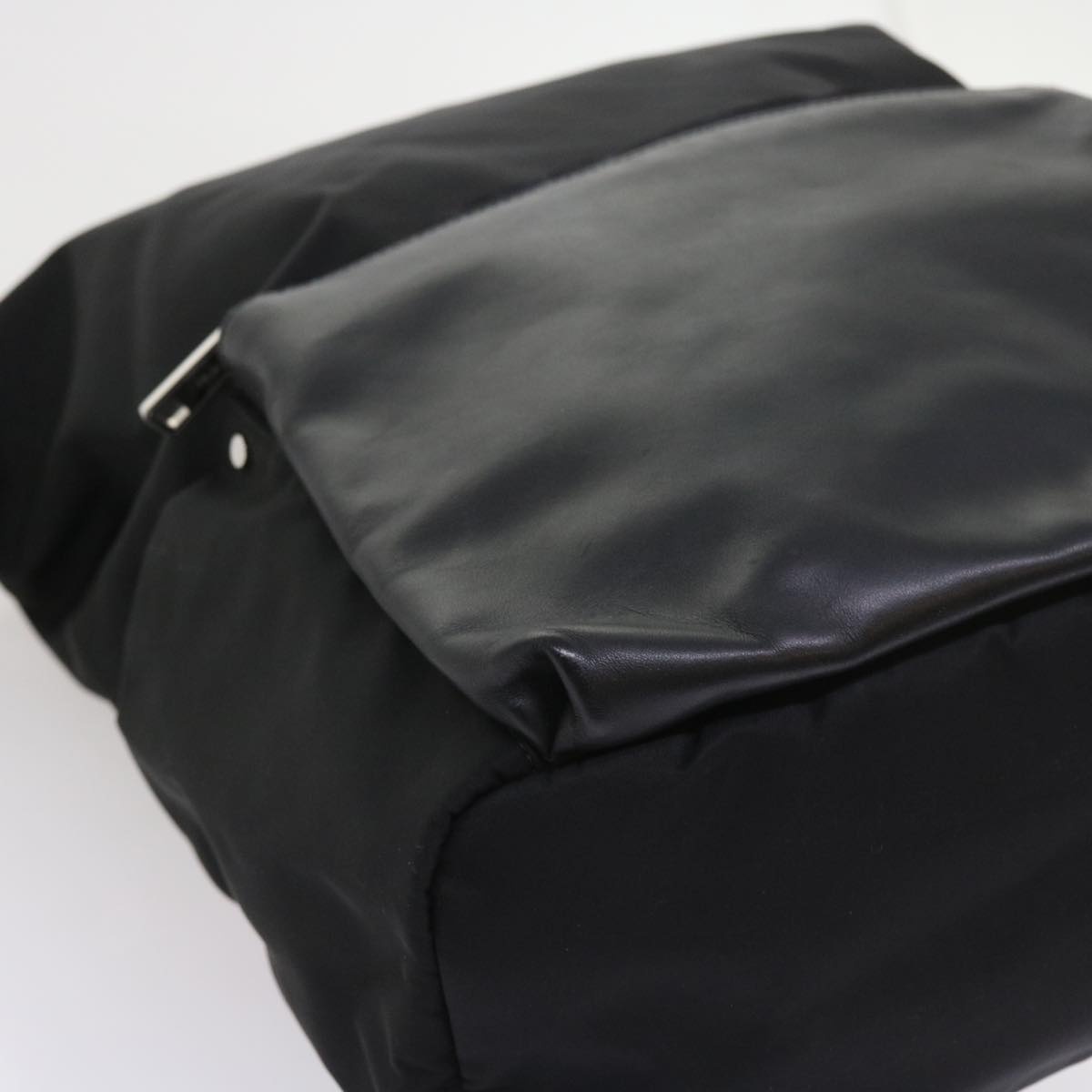 FENDI Backpack Nylon Leather Black - 15