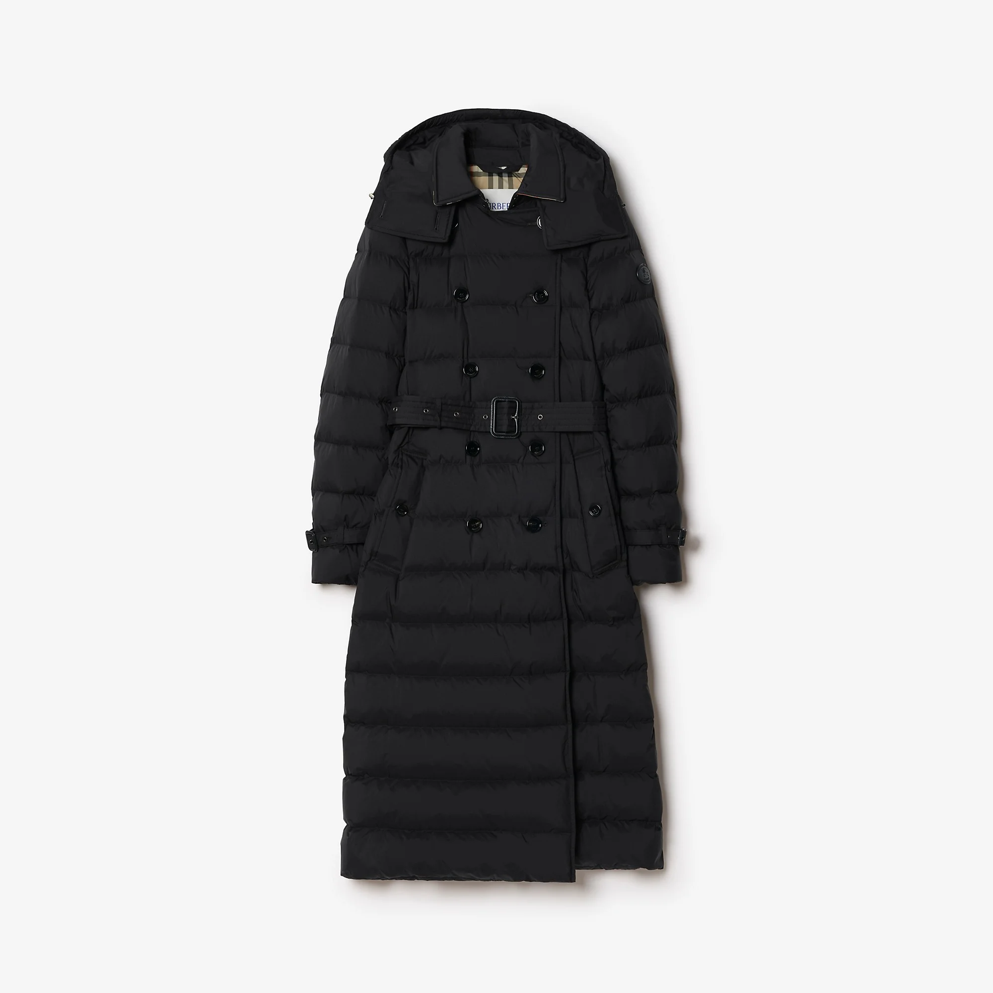 Long Nylon Audley Puffer Coat - 1