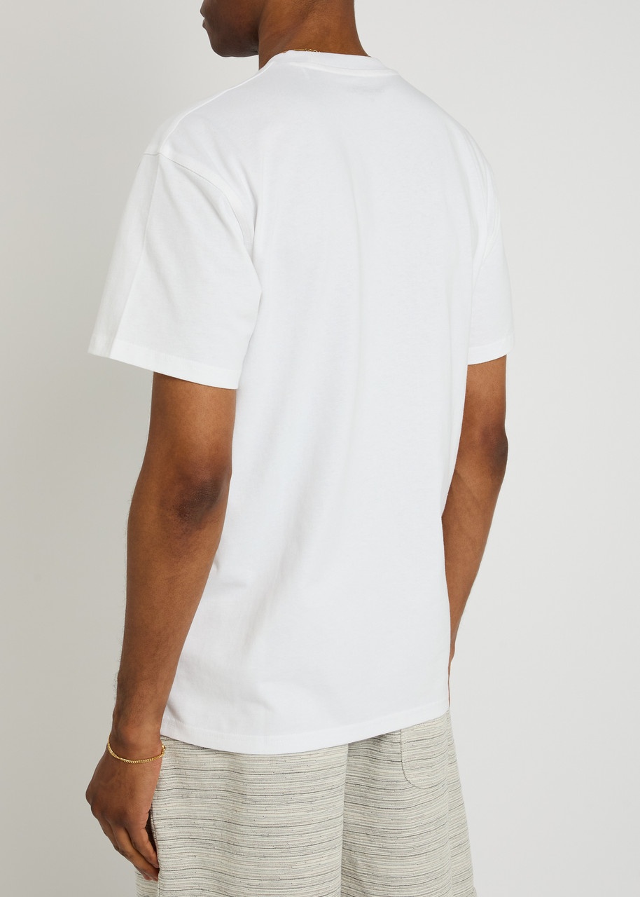 Carhartt Wip American Script Logo-embroidered Cotton T-shirt - 3