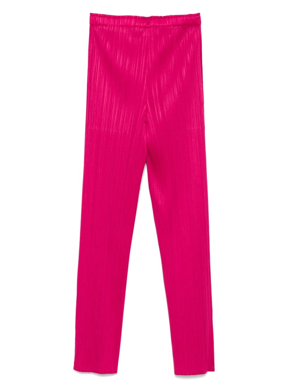 plissé trousers - 2