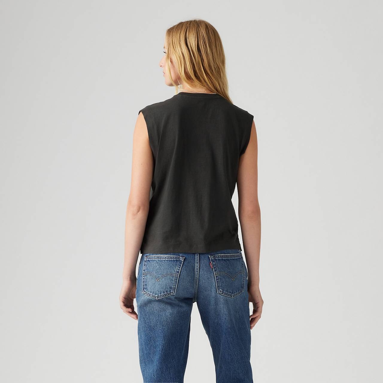 GRAPHIC BOXY TANK TOP - 4