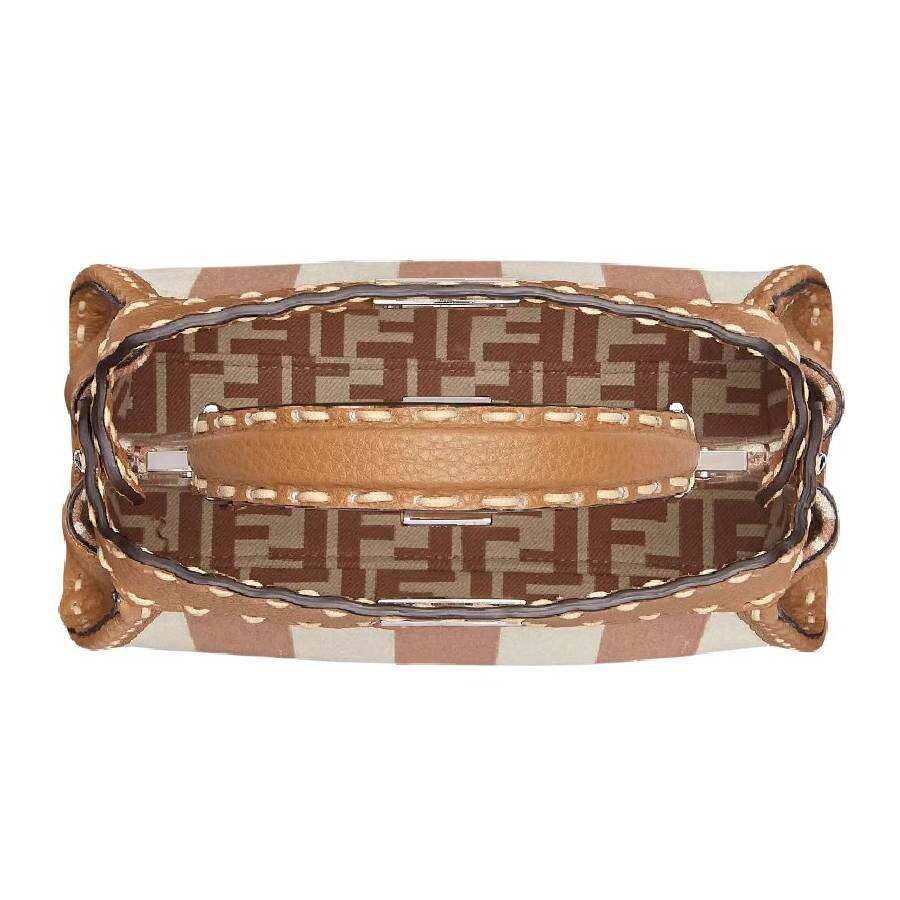 Fendi Mini Peekaboo Pequin Stripe Bag - 3