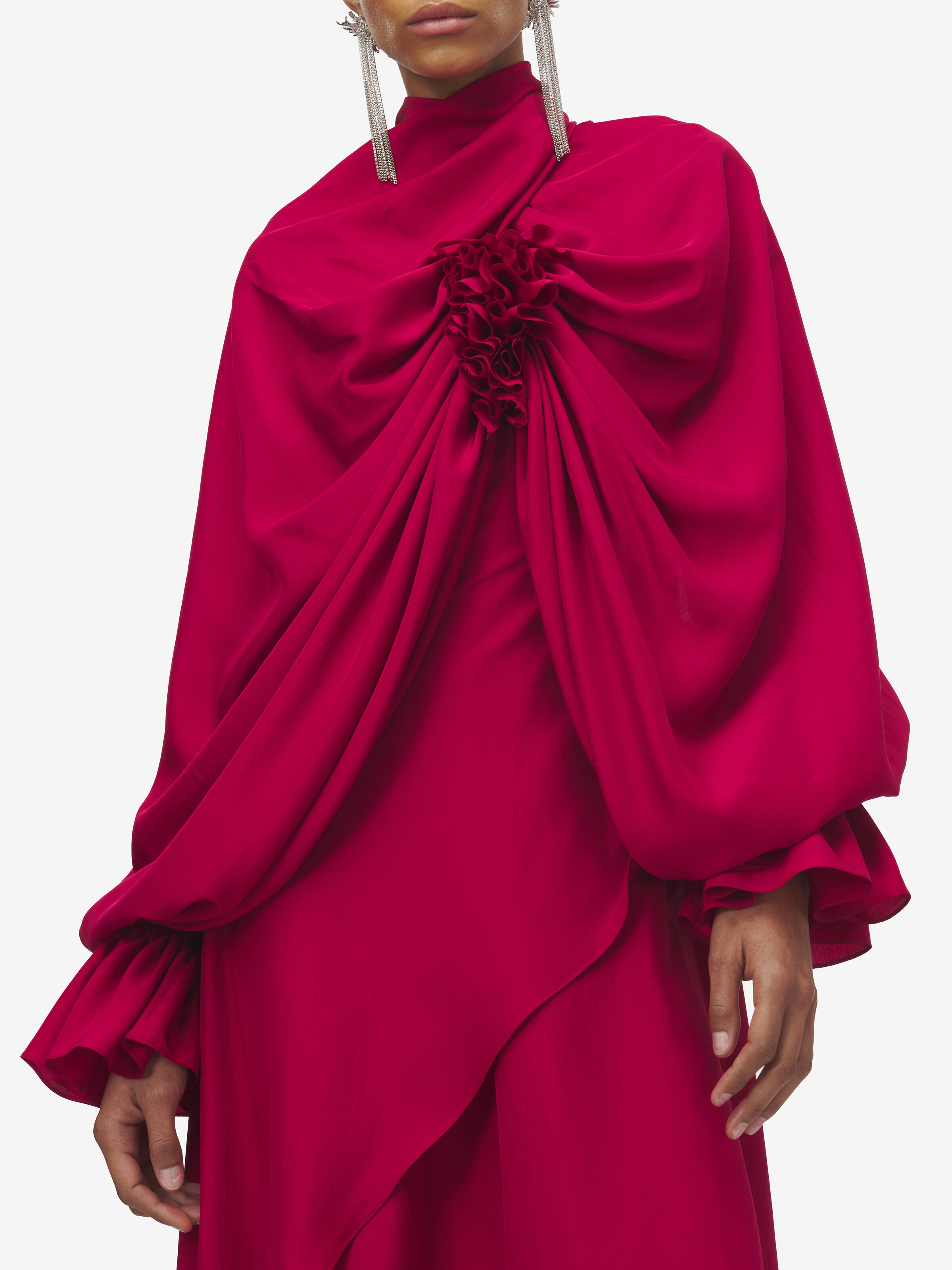 Draped Evening Dress - 5