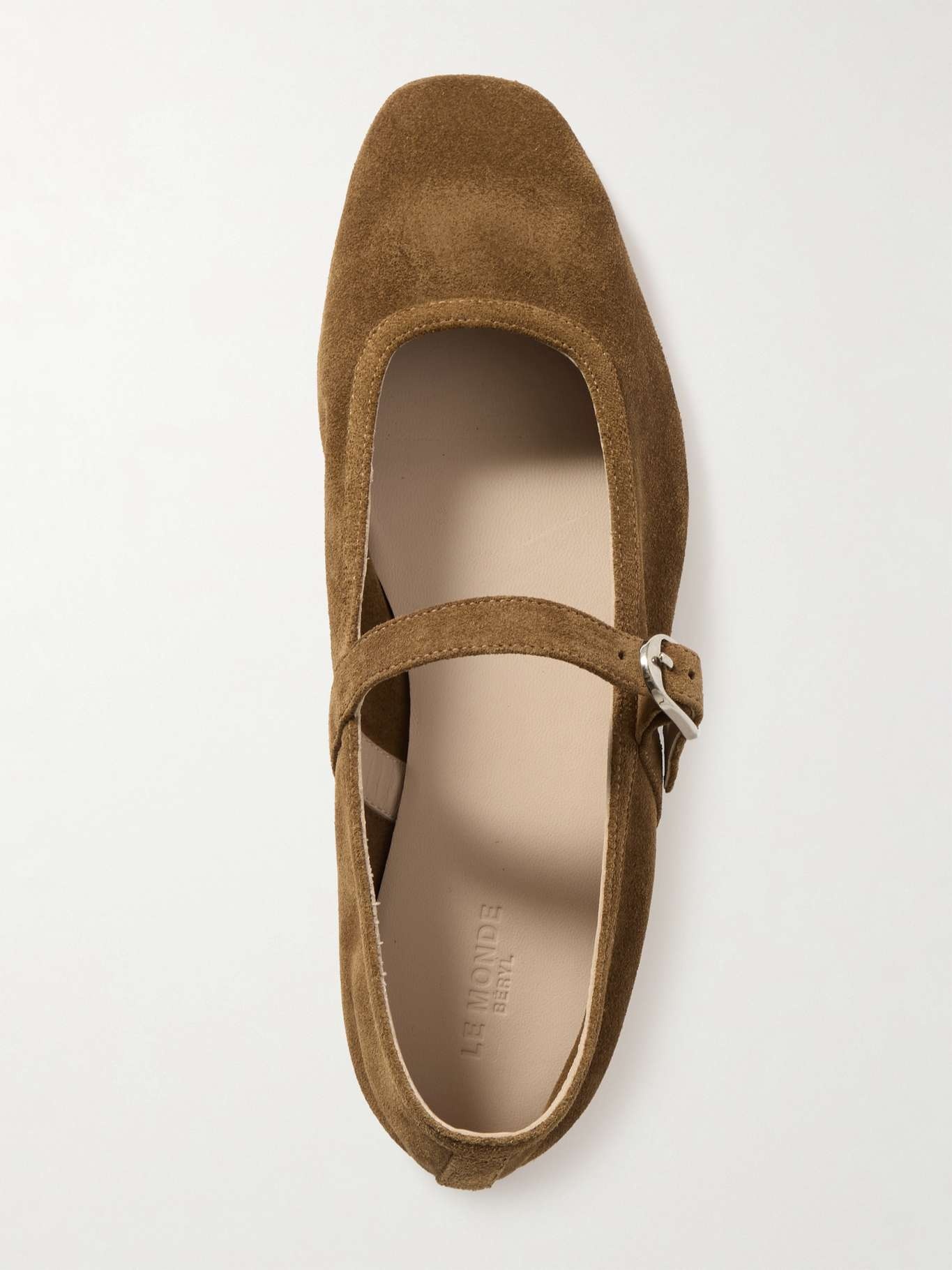 Suede Mary Jane ballet flats - 5