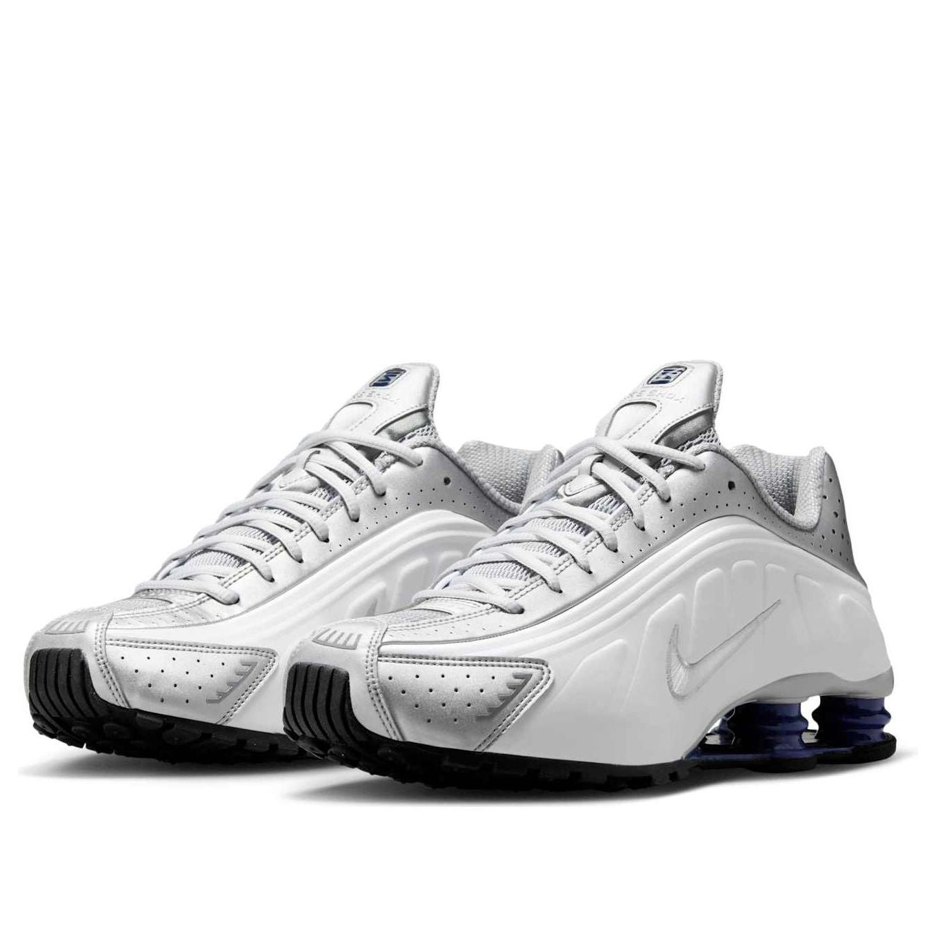 Nike Shox R4 'Metallic Silver White Royal' HQ1988-102 - 3