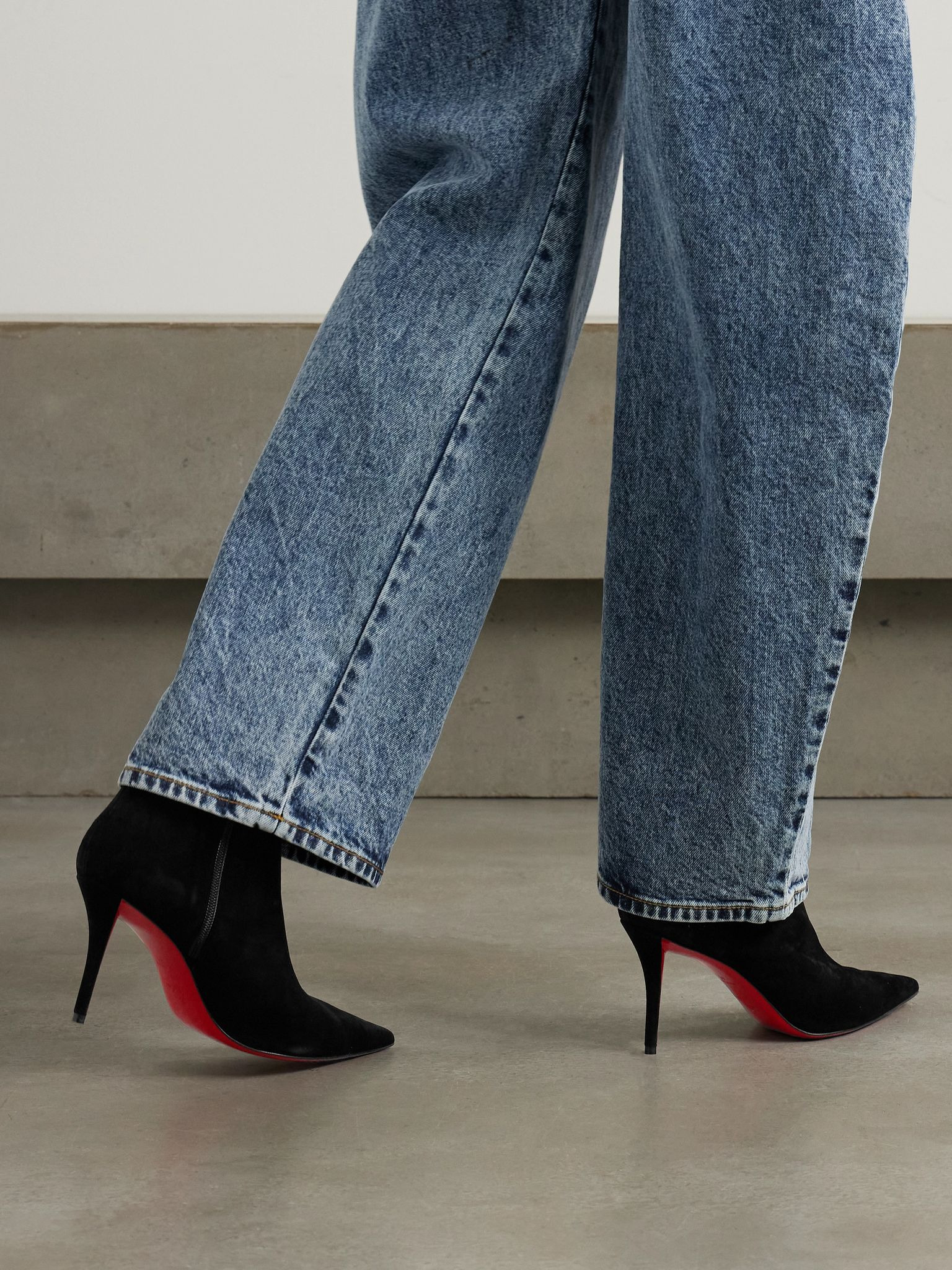 So Apostropha 80 suede ankle boots Black - 2