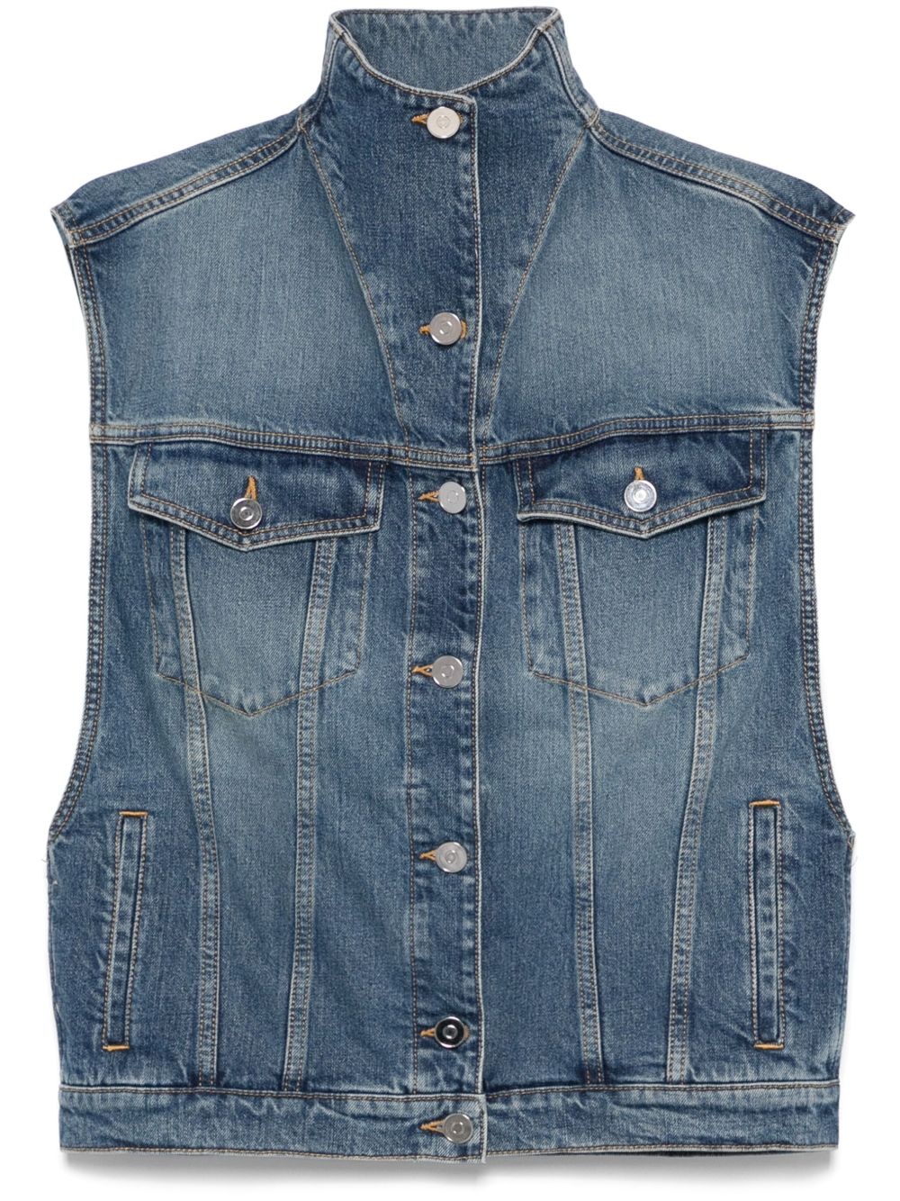 denim vest - 1