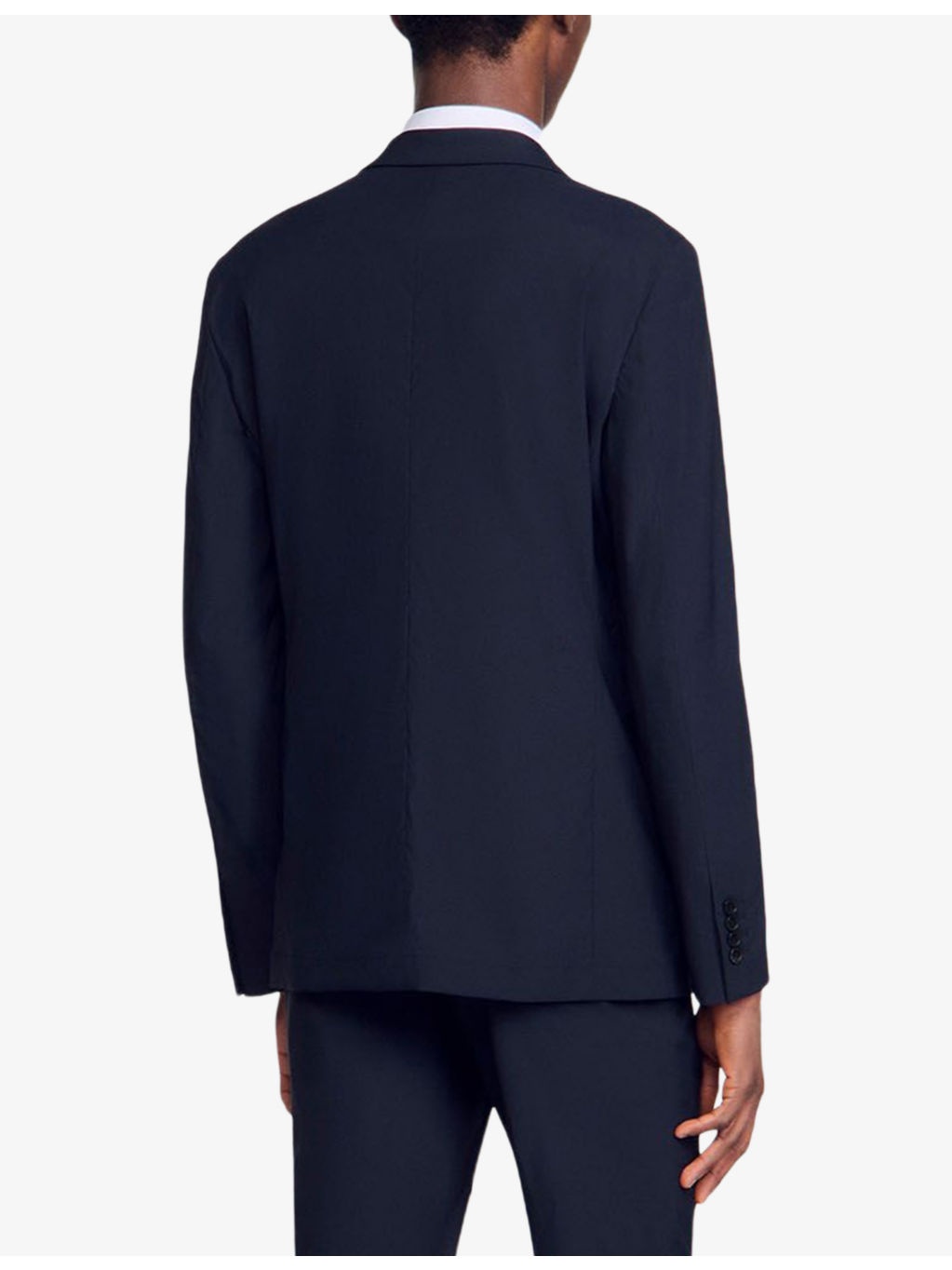 Lapel-Collar Slim-Fit Stretch Wool-Blend Blazer - 4