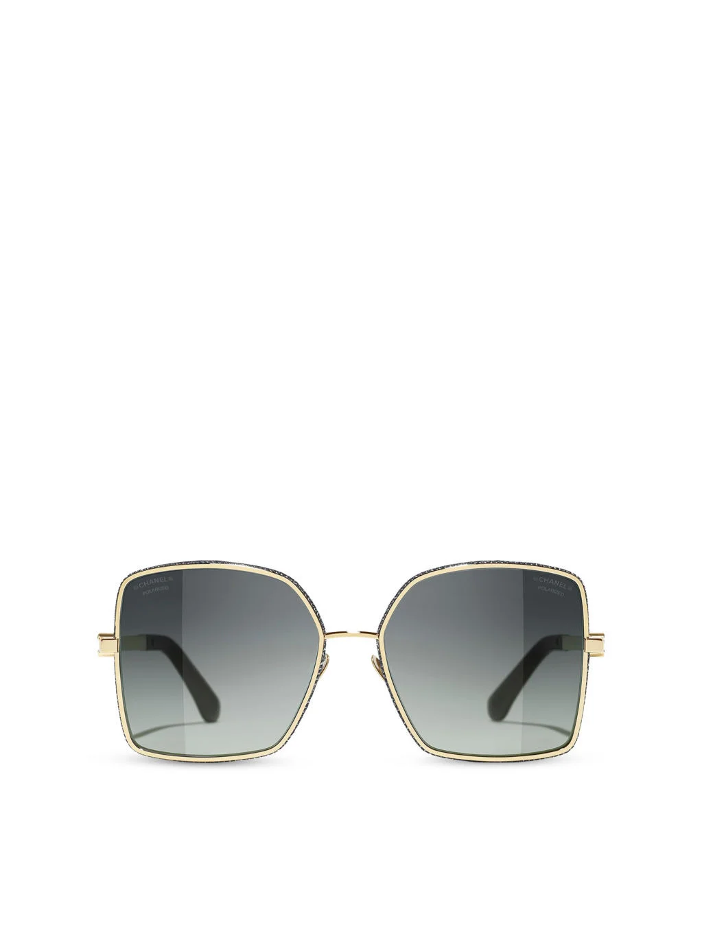 CH4288Q Polarised Square-Frame Metal Sunglasses - 1