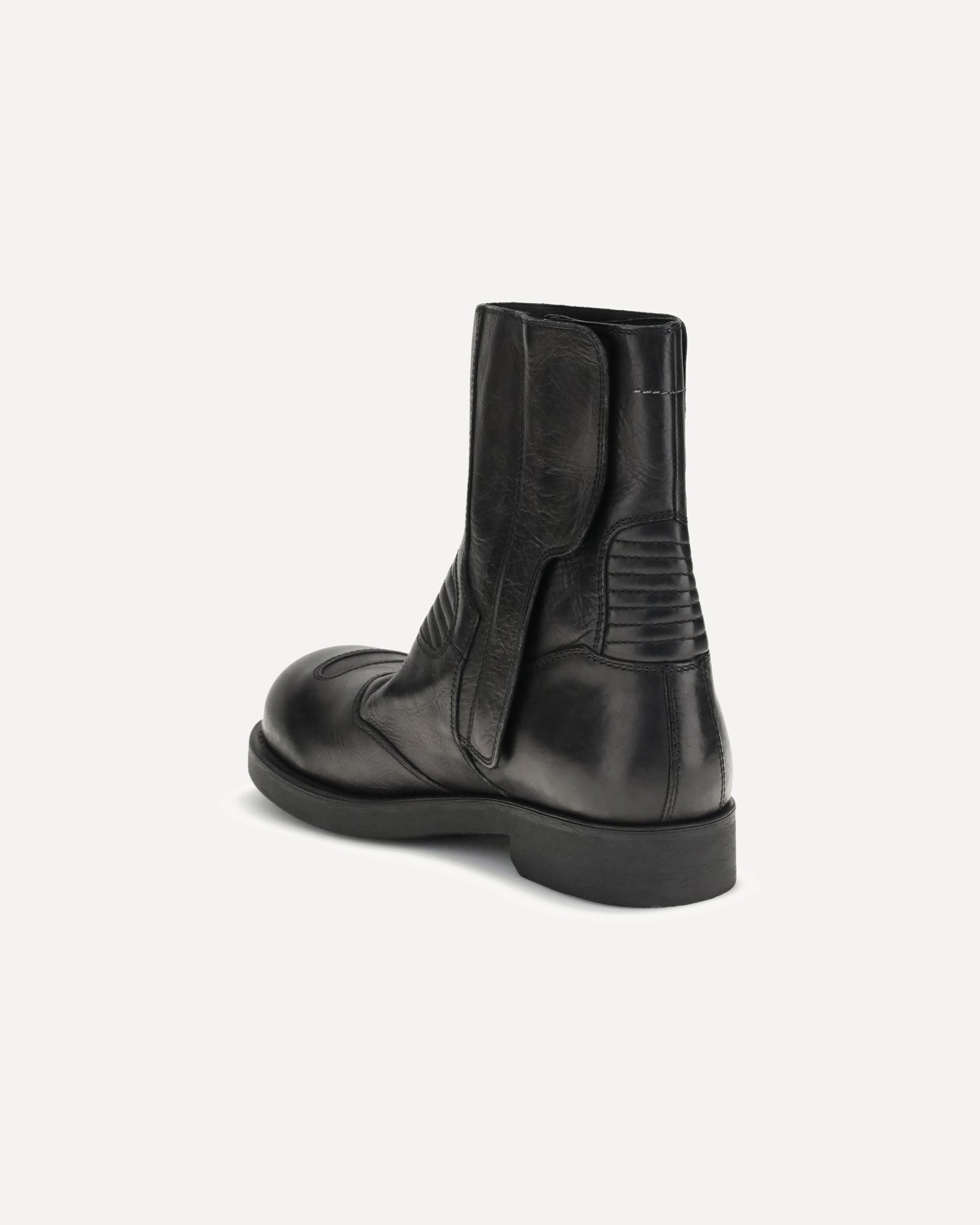 Leather Ankle Boots - 3