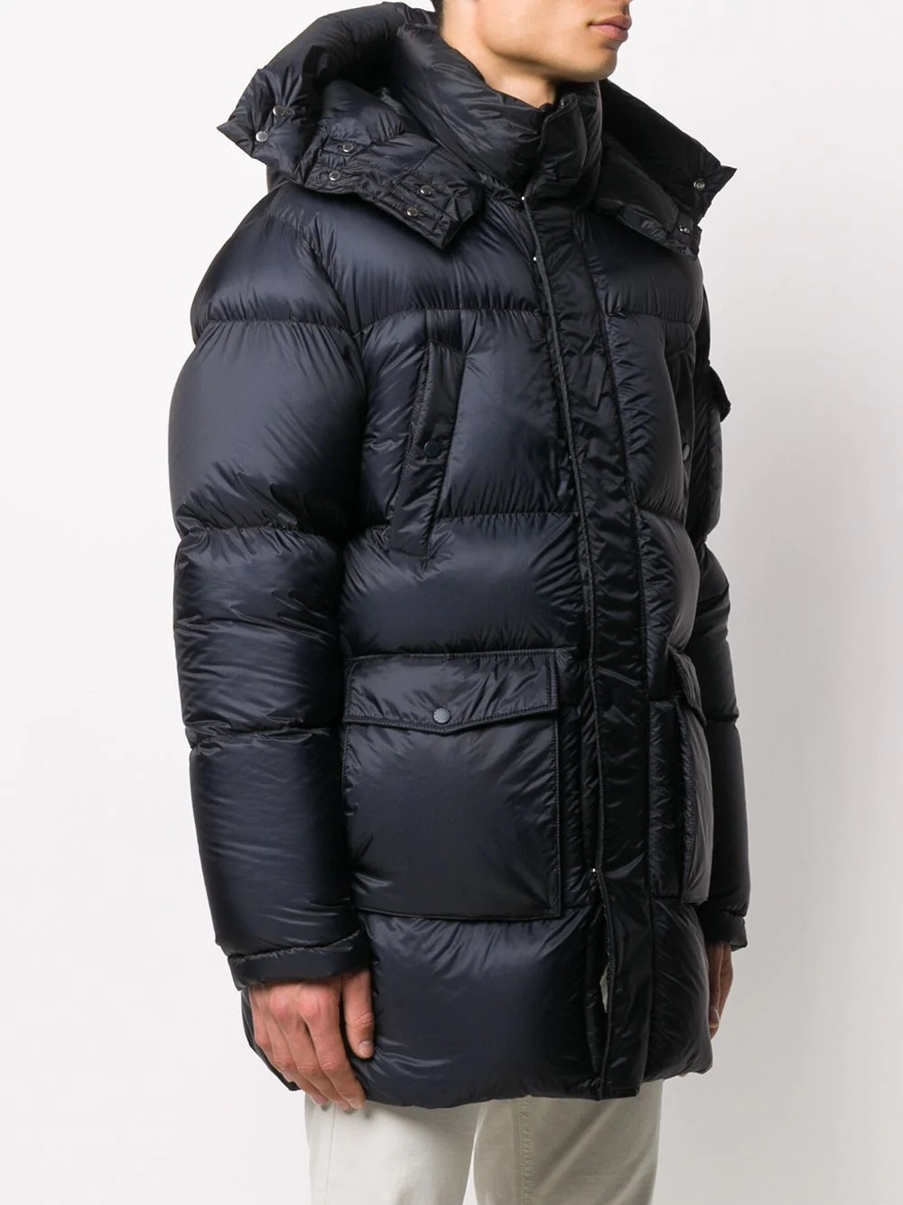 quilted hooded coat  - 3